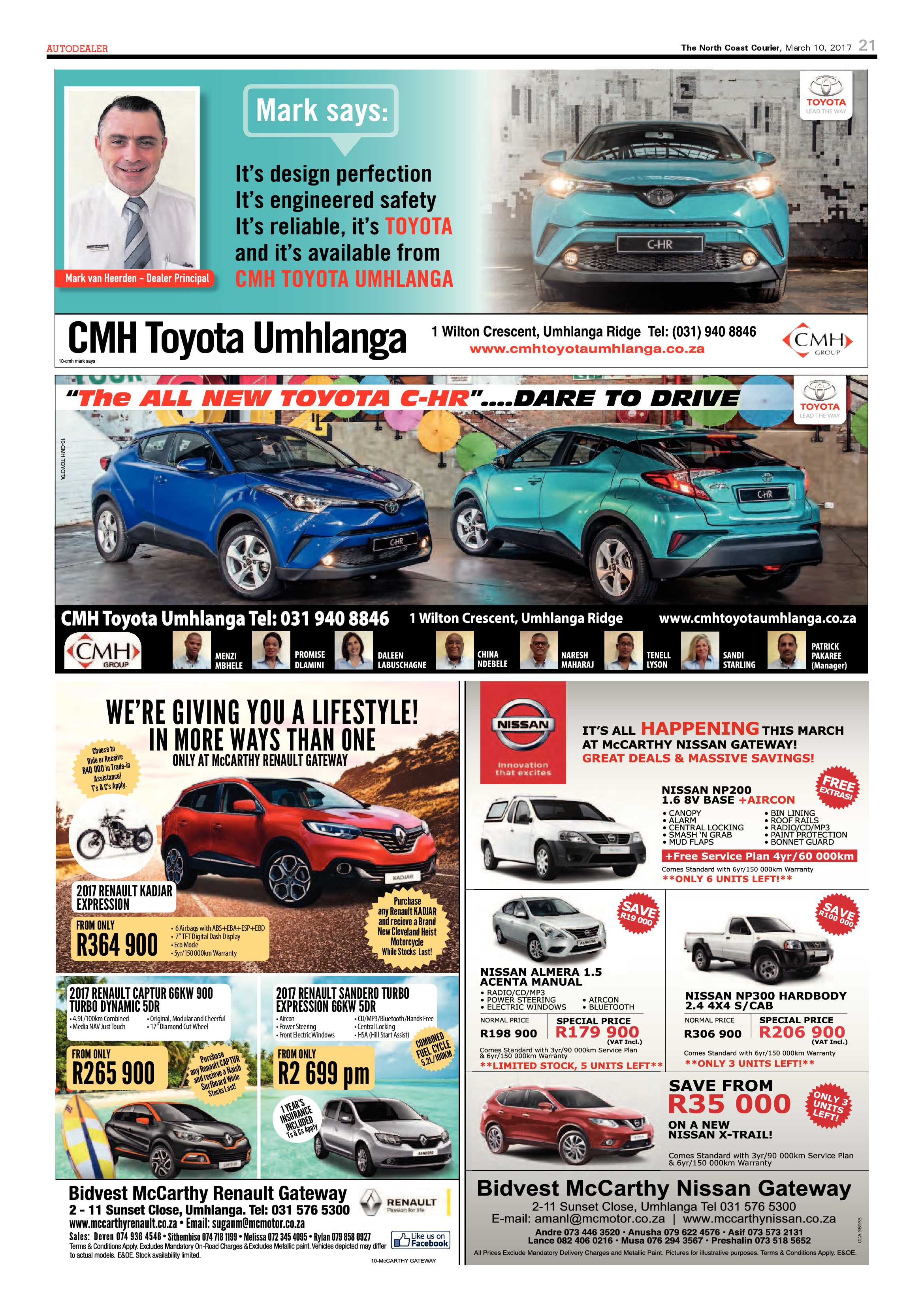 The North Coast Courier – 10 March 2017 page 21