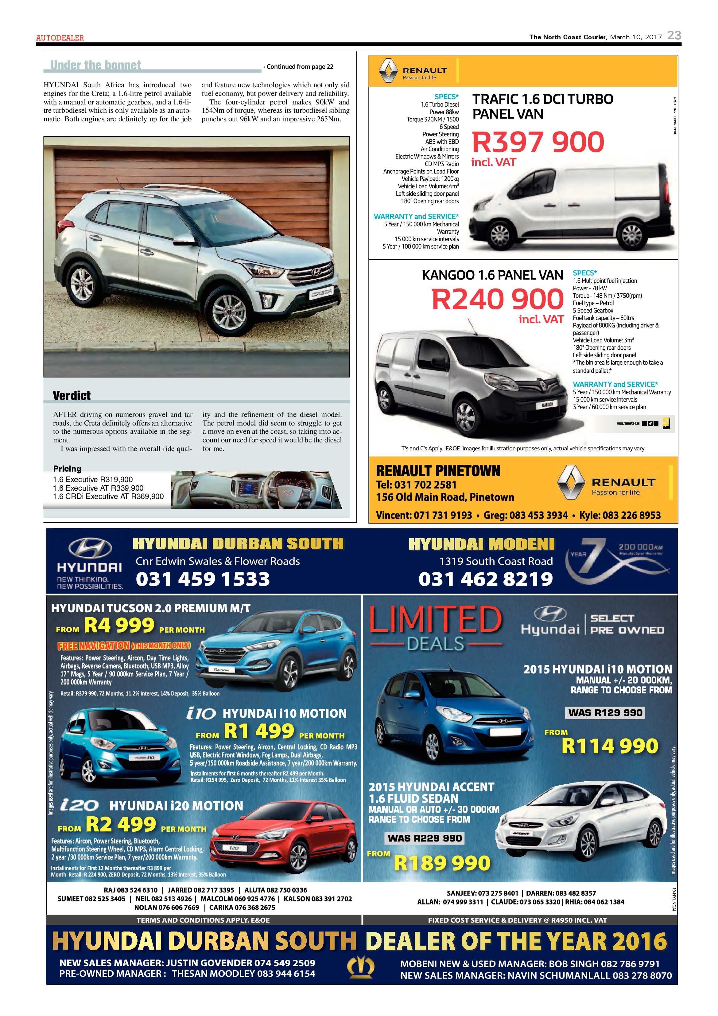 The North Coast Courier – 10 March 2017 page 23