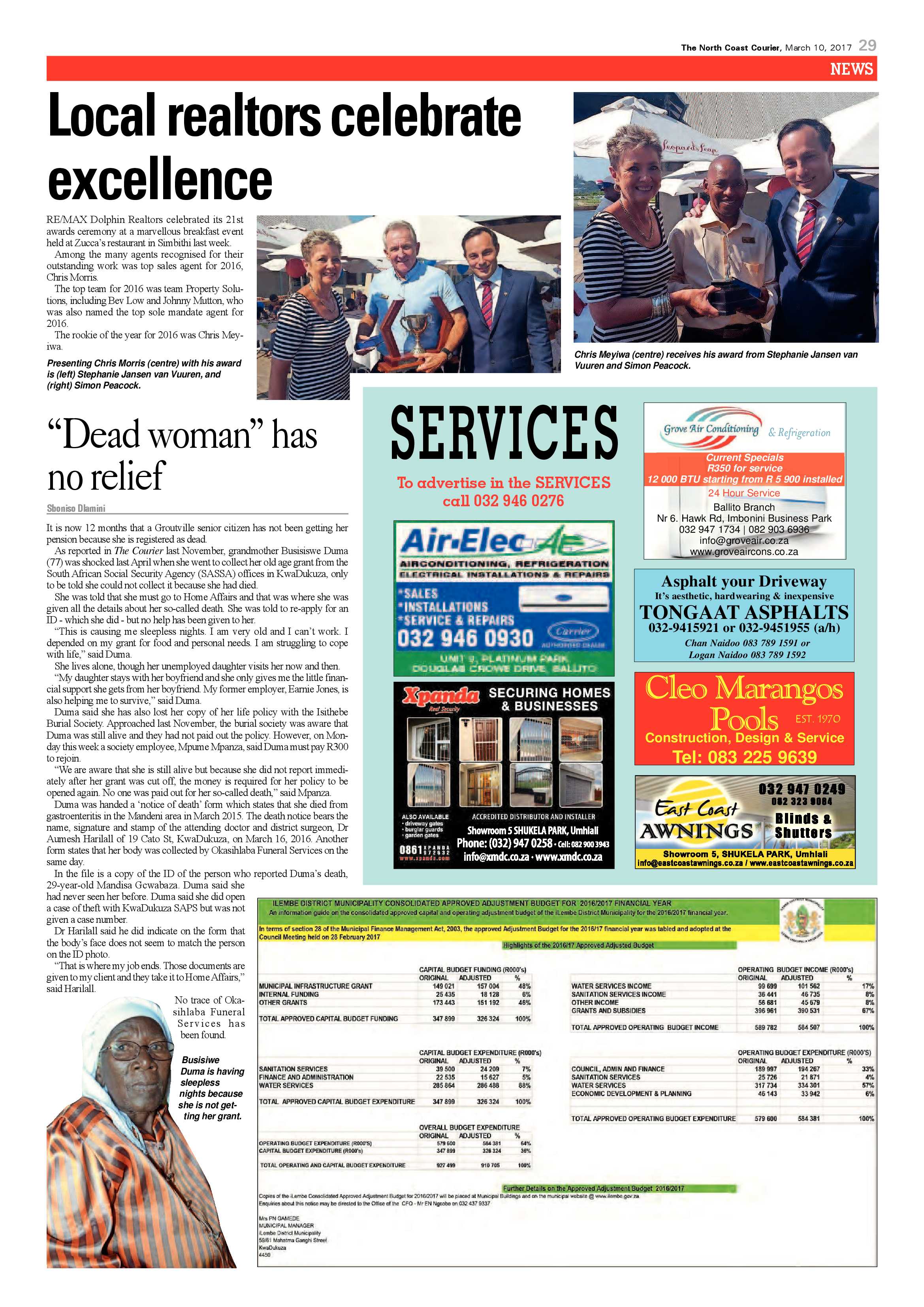 The North Coast Courier – 10 March 2017 page 29