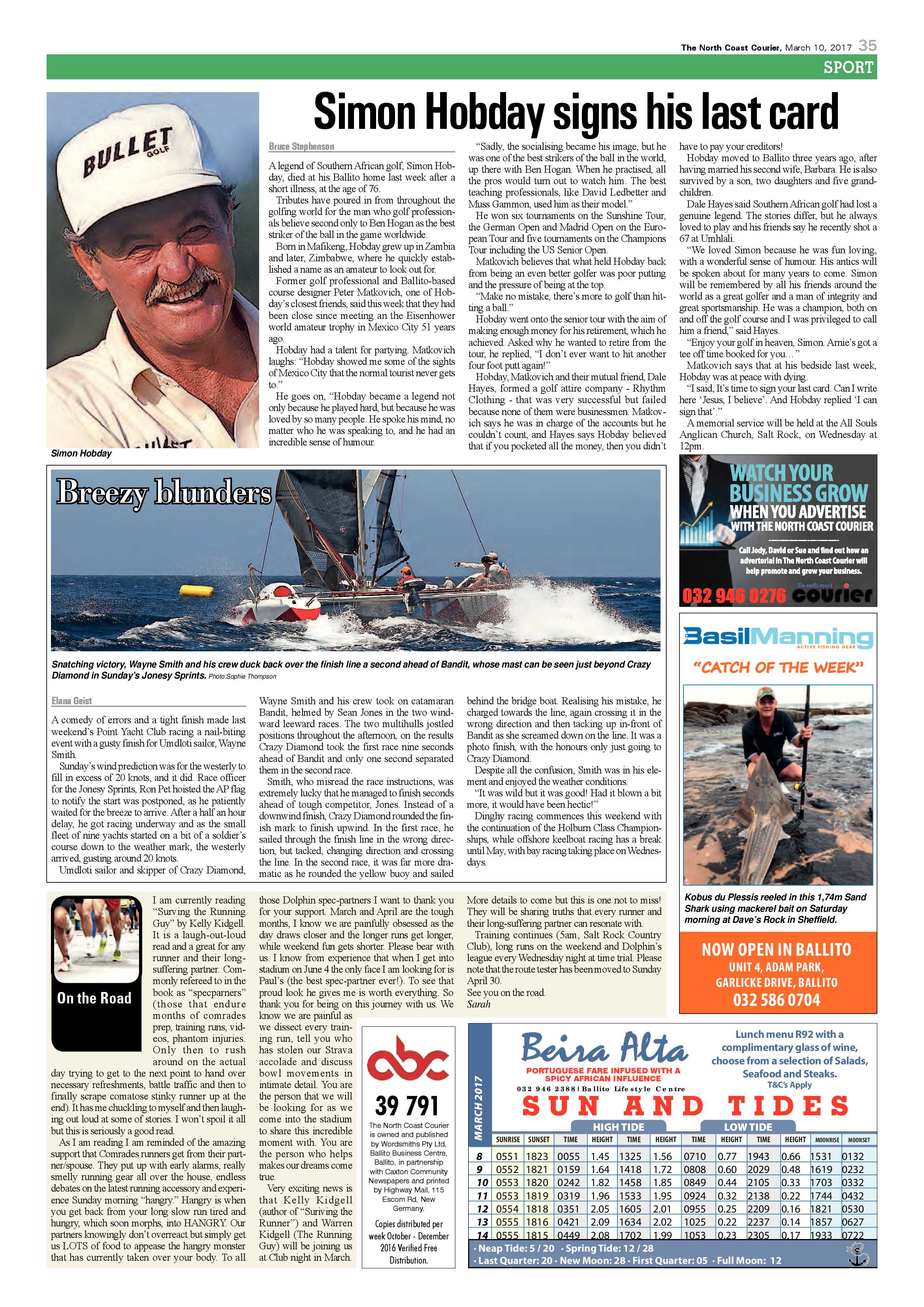 The North Coast Courier – 10 March 2017 page 35