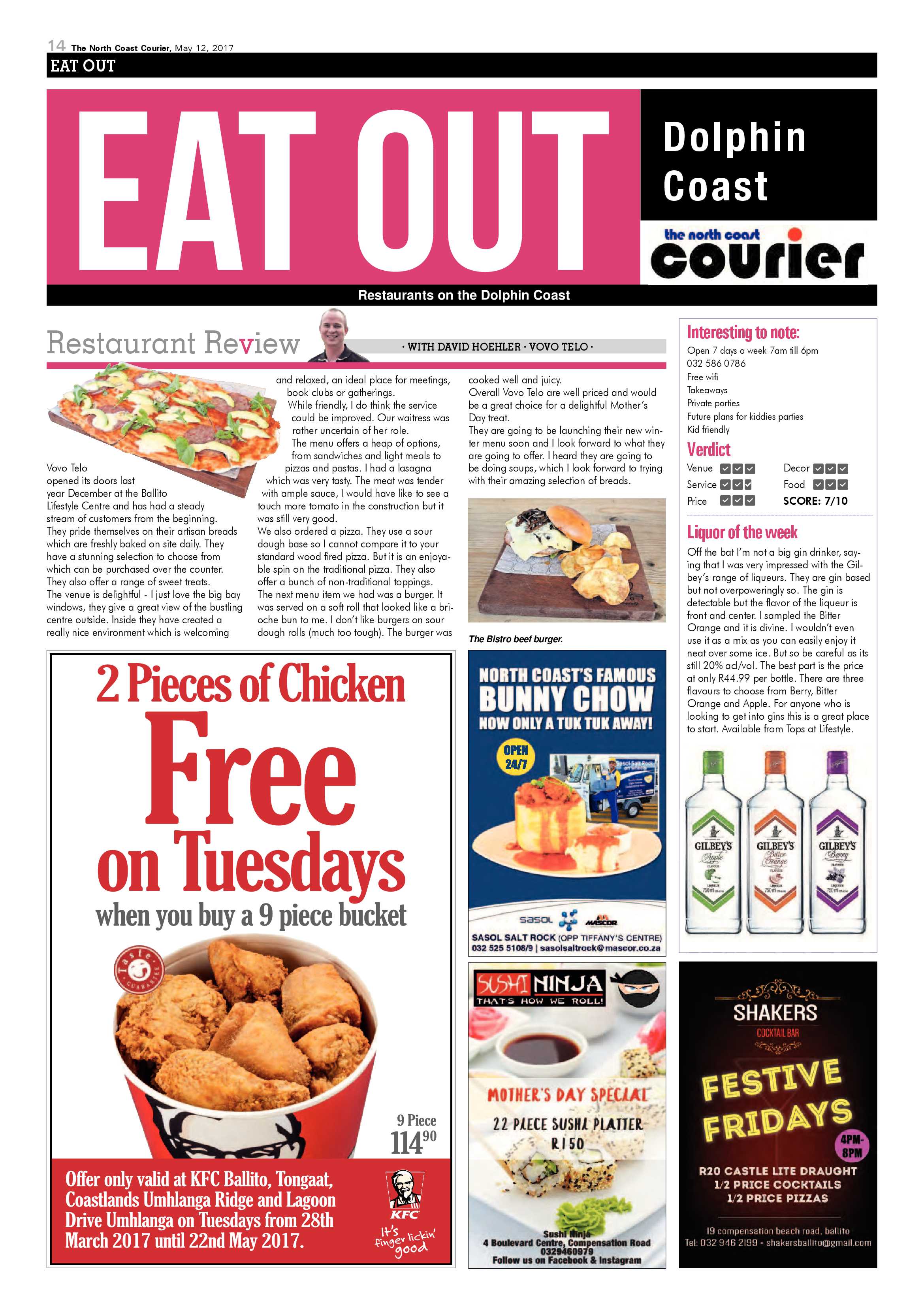 The North Coast Courier – 12 May 2017 page 14