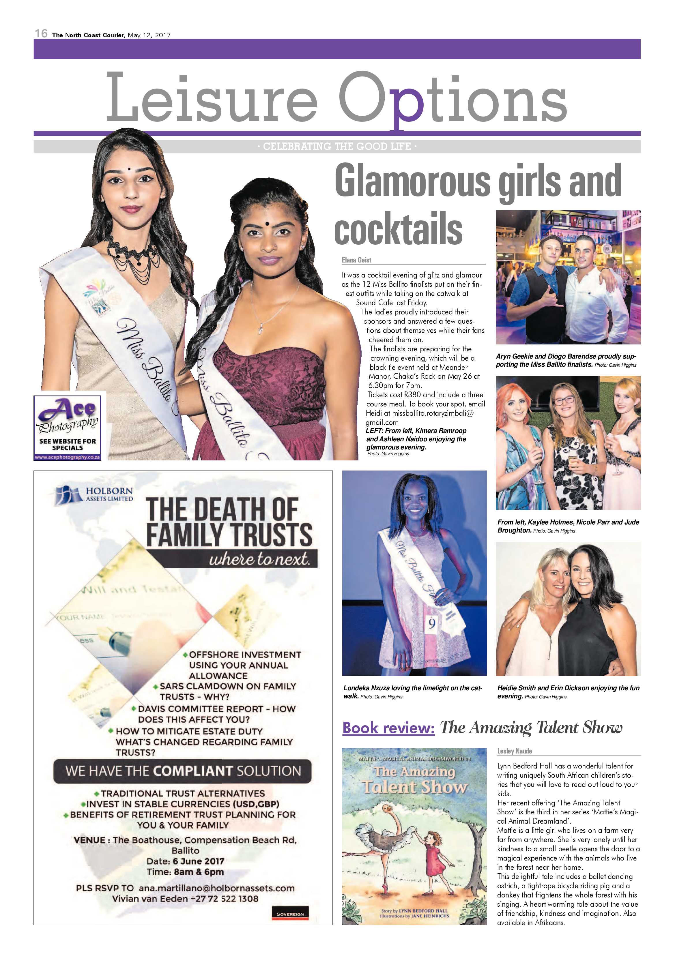 The North Coast Courier – 12 May 2017 page 16