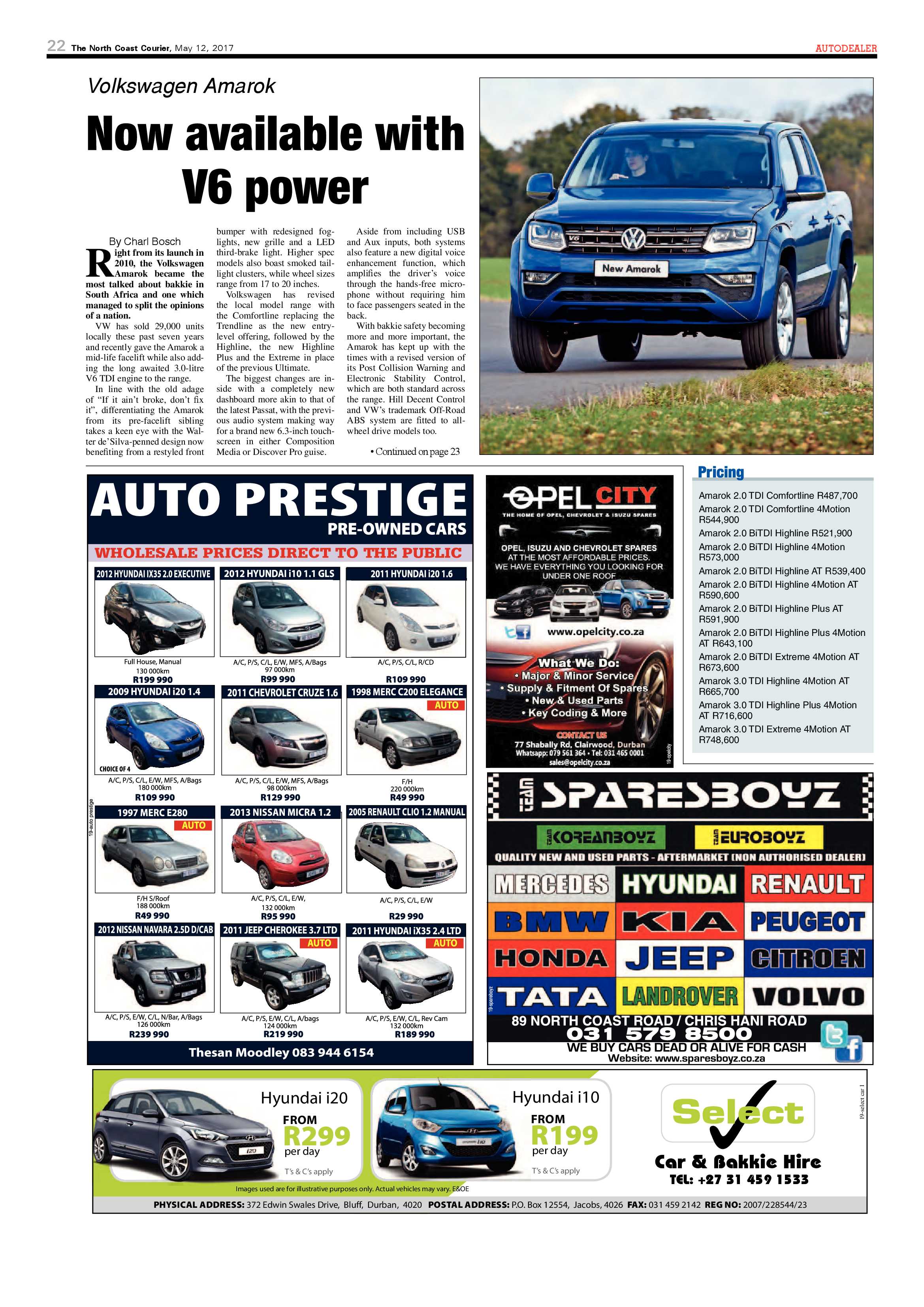 The North Coast Courier – 12 May 2017 page 22