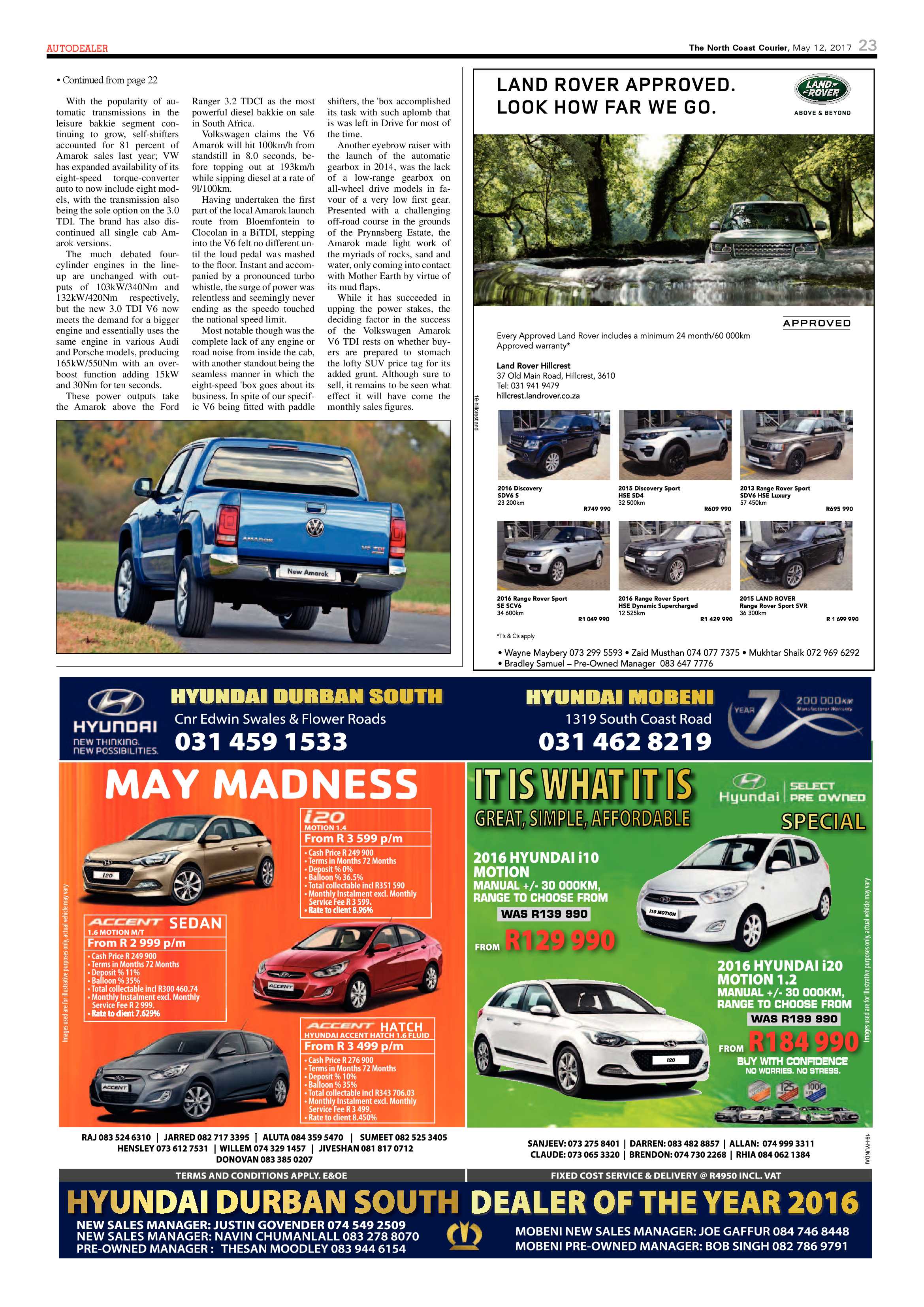 The North Coast Courier – 12 May 2017 page 23