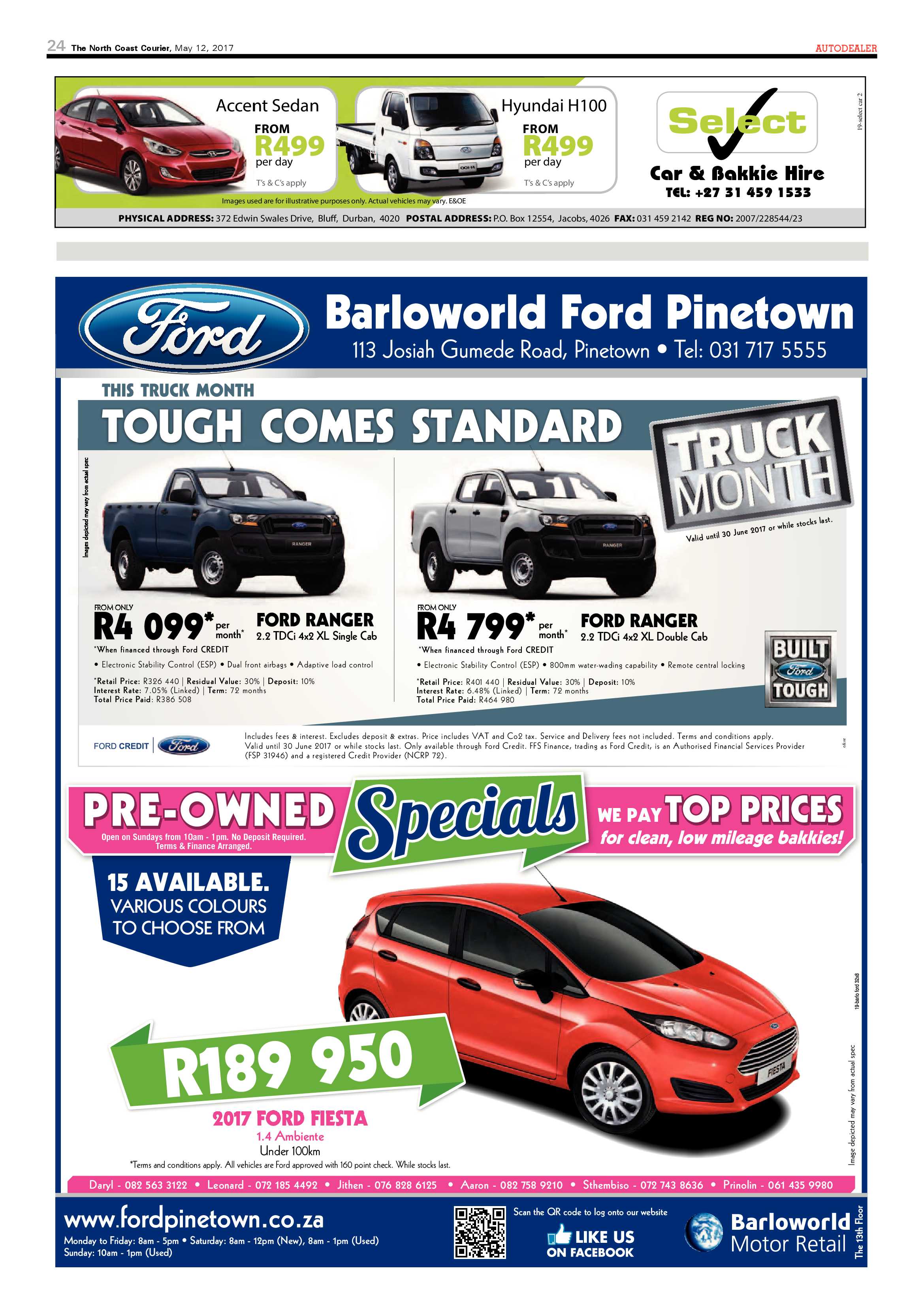 The North Coast Courier – 12 May 2017 page 24