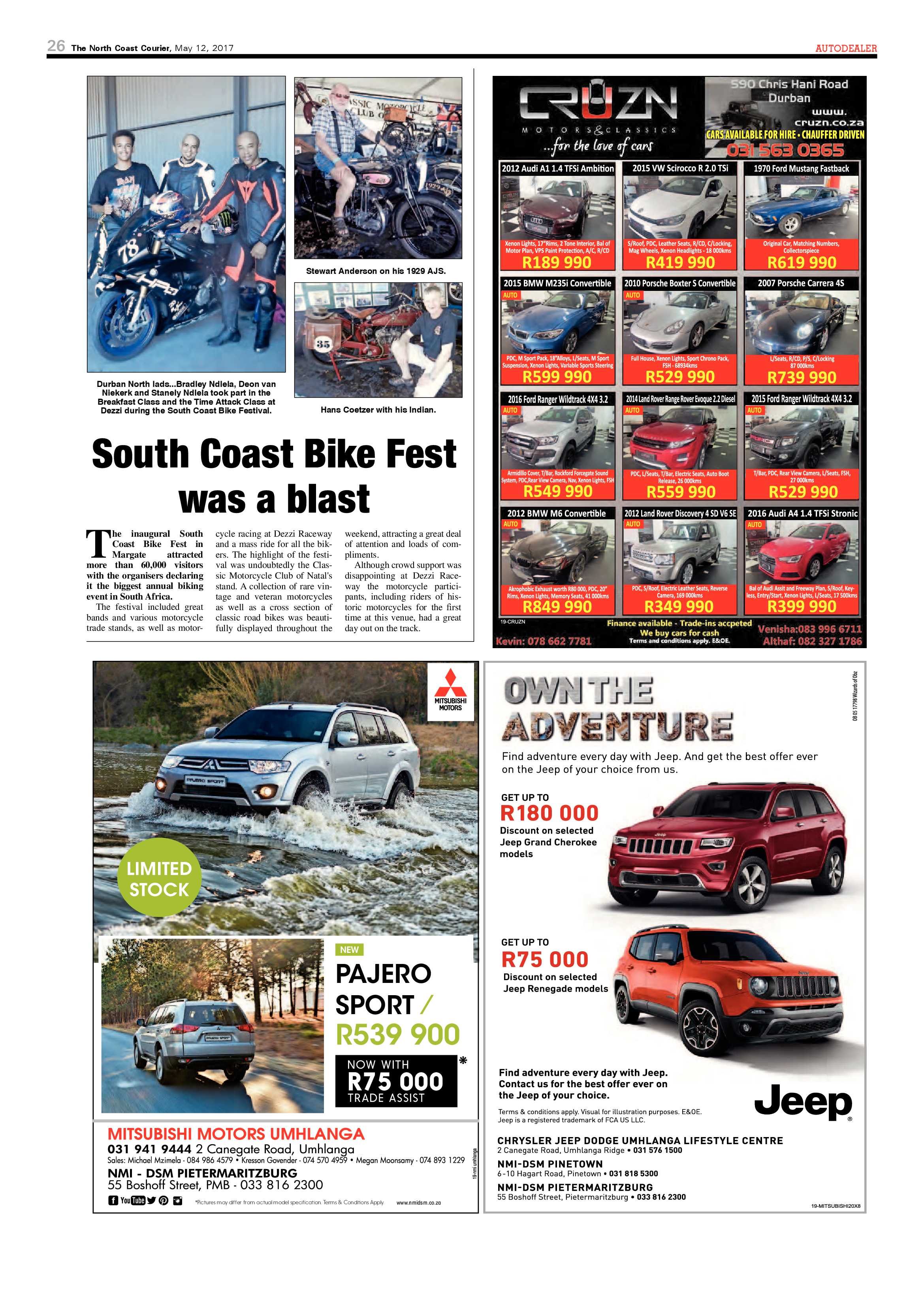 The North Coast Courier – 12 May 2017 page 26