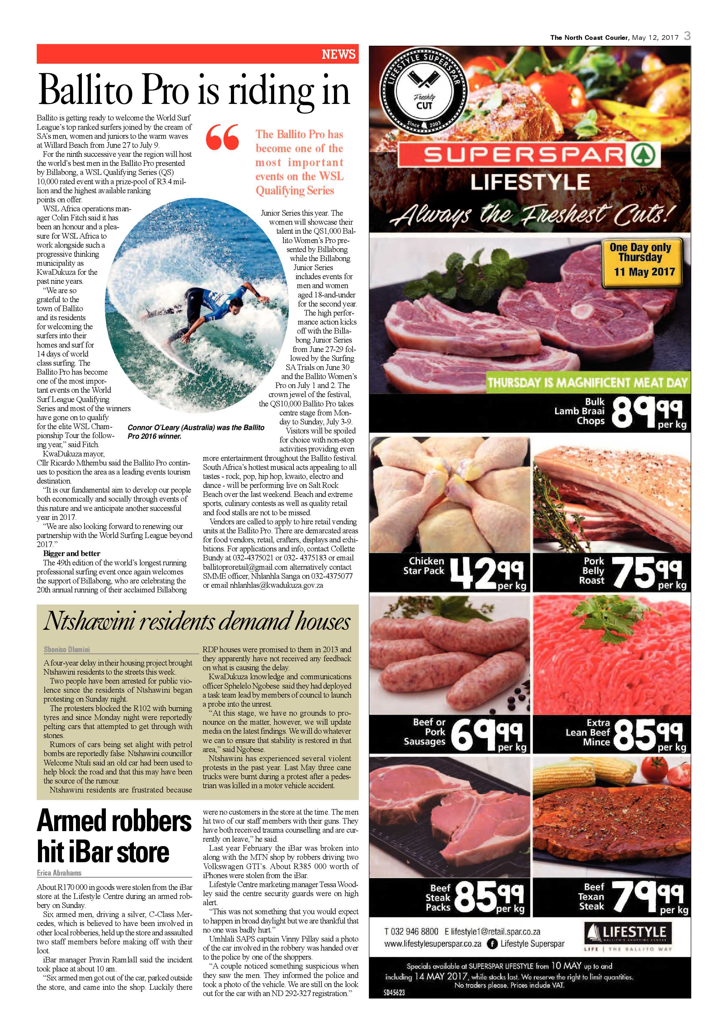 The North Coast Courier – 12 May 2017 page 3