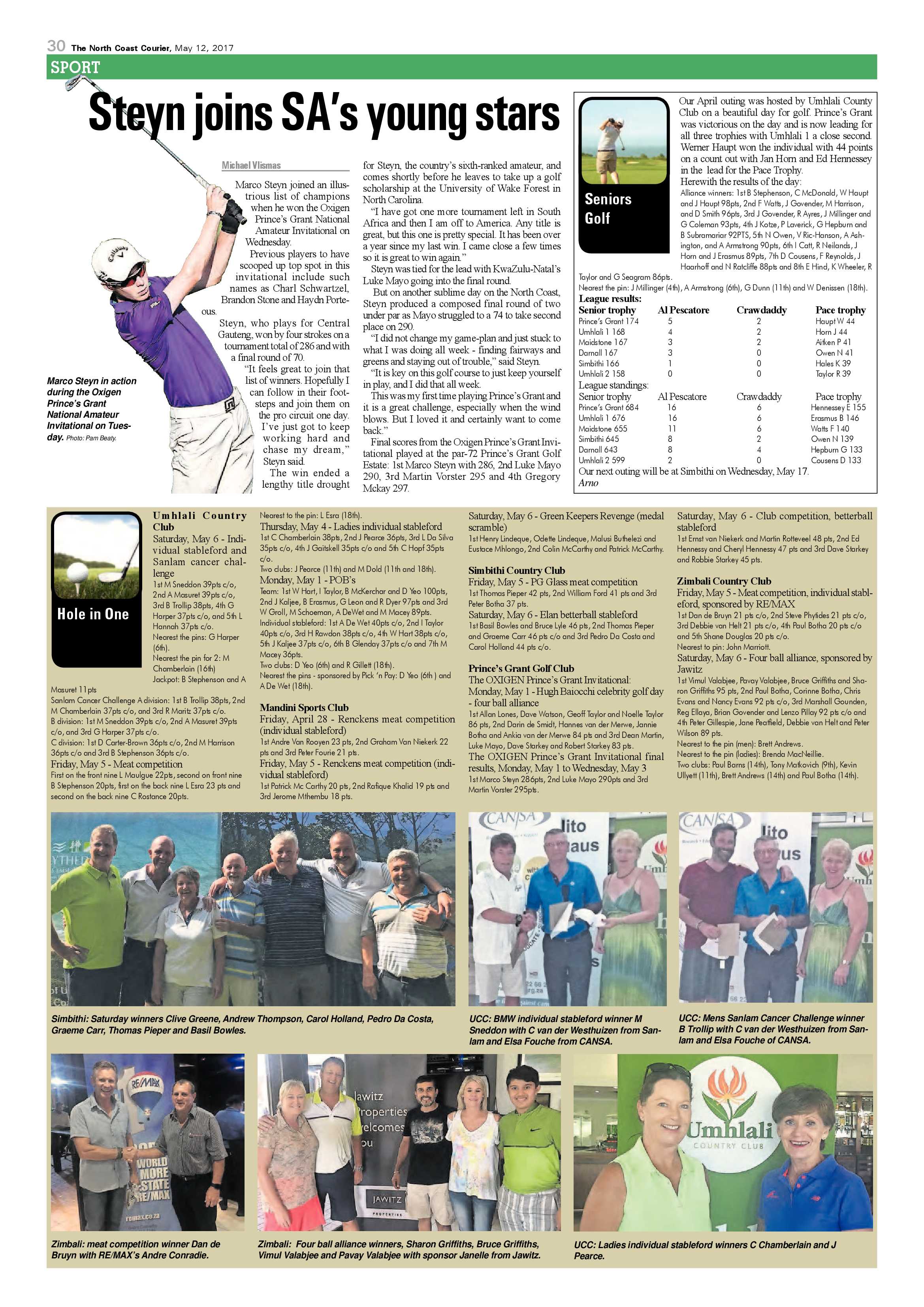 The North Coast Courier – 12 May 2017 page 30