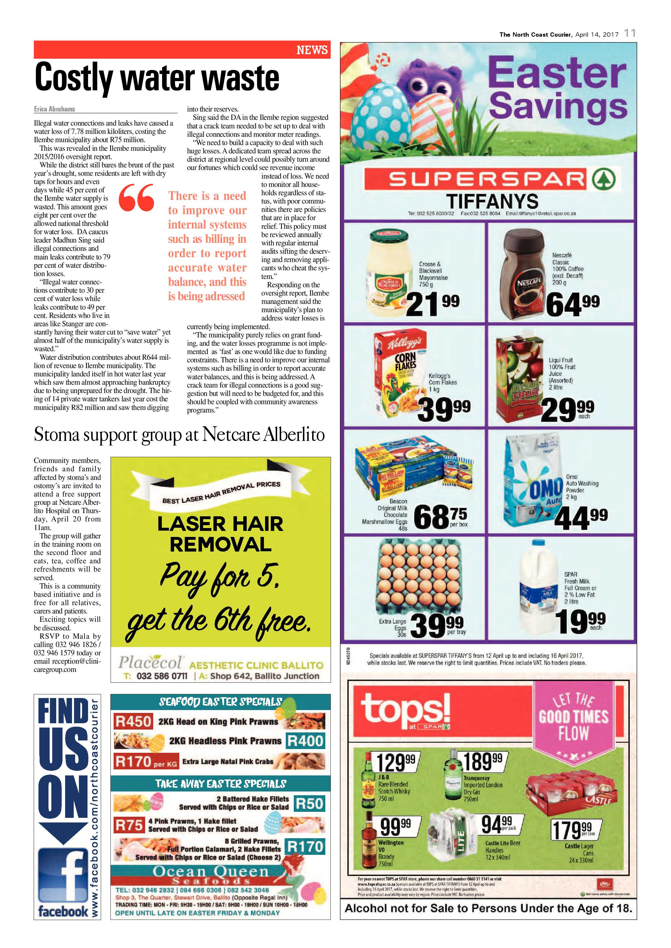 The North Coast Courier – 14 April 2017 page 11