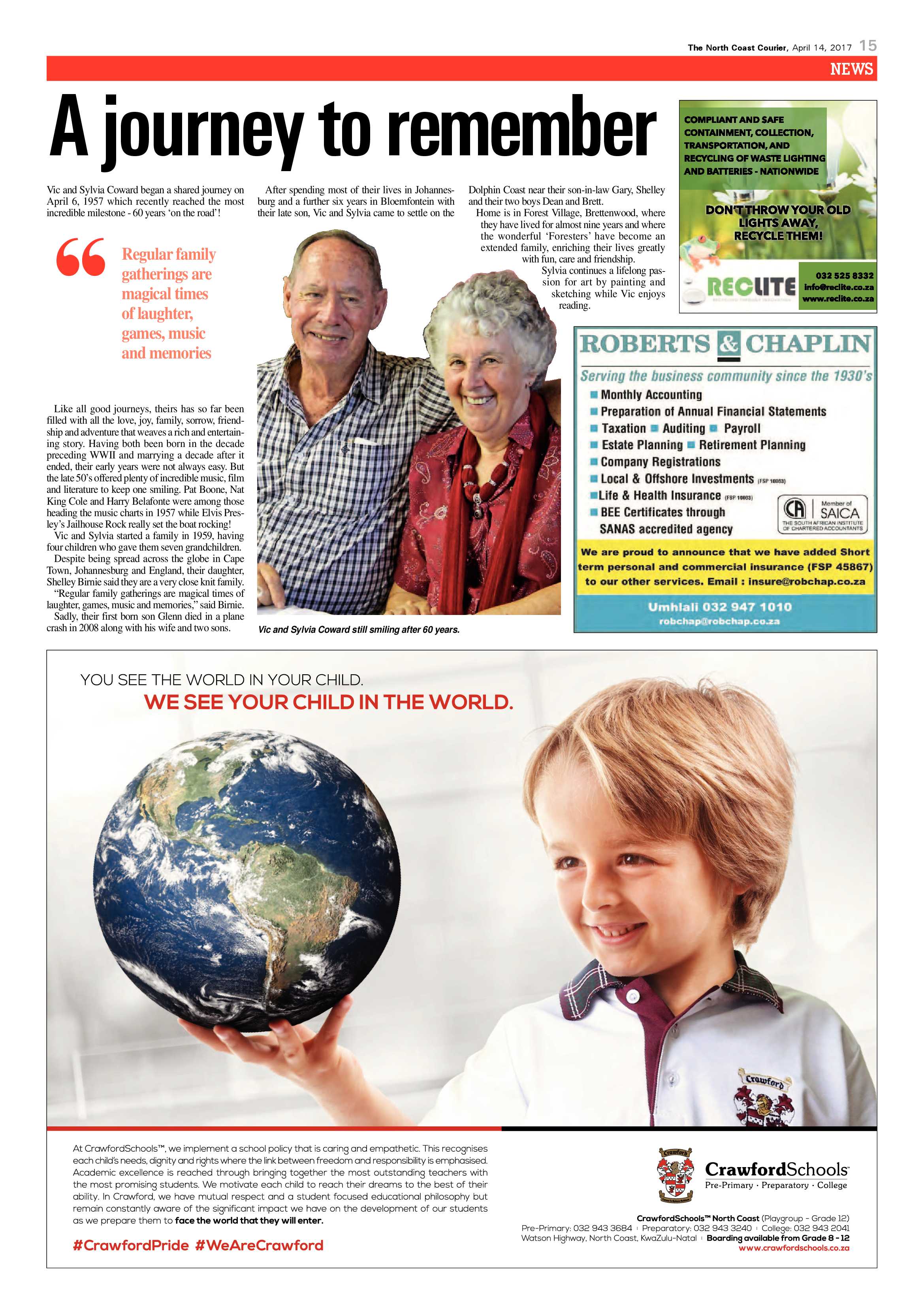 The North Coast Courier – 14 April 2017 page 15