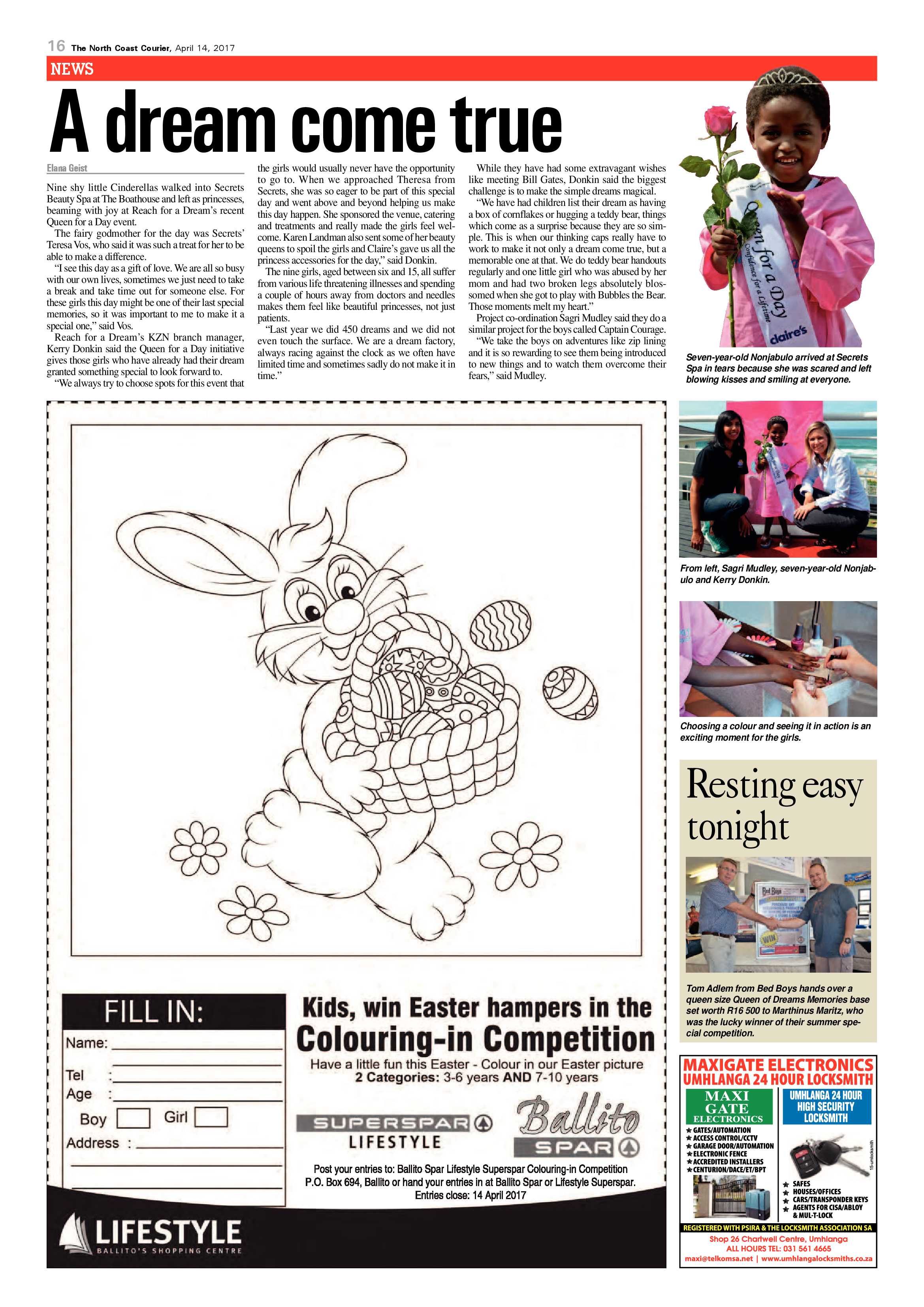 The North Coast Courier – 14 April 2017 page 16