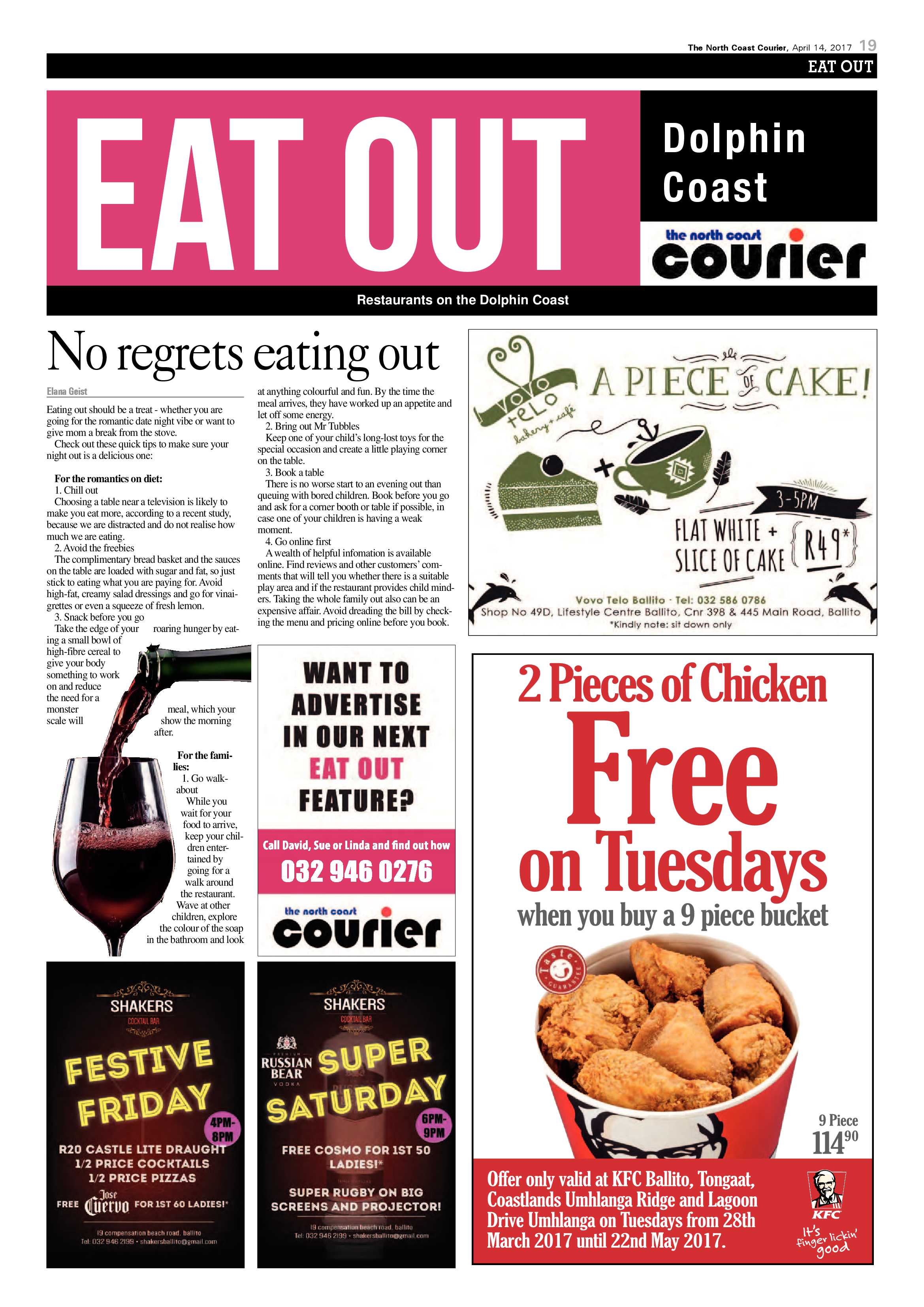 The North Coast Courier – 14 April 2017 page 19