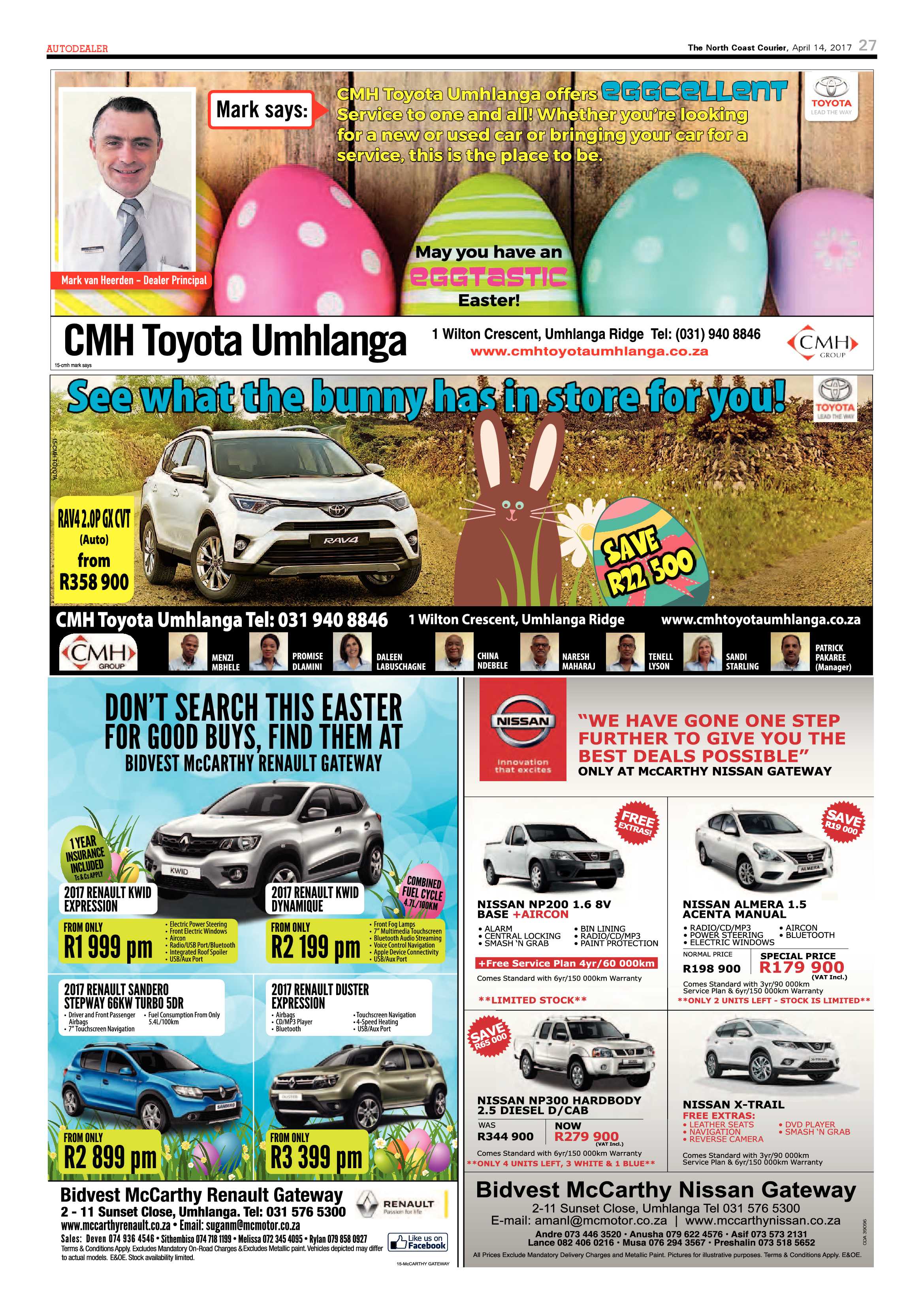 The North Coast Courier – 14 April 2017 page 27
