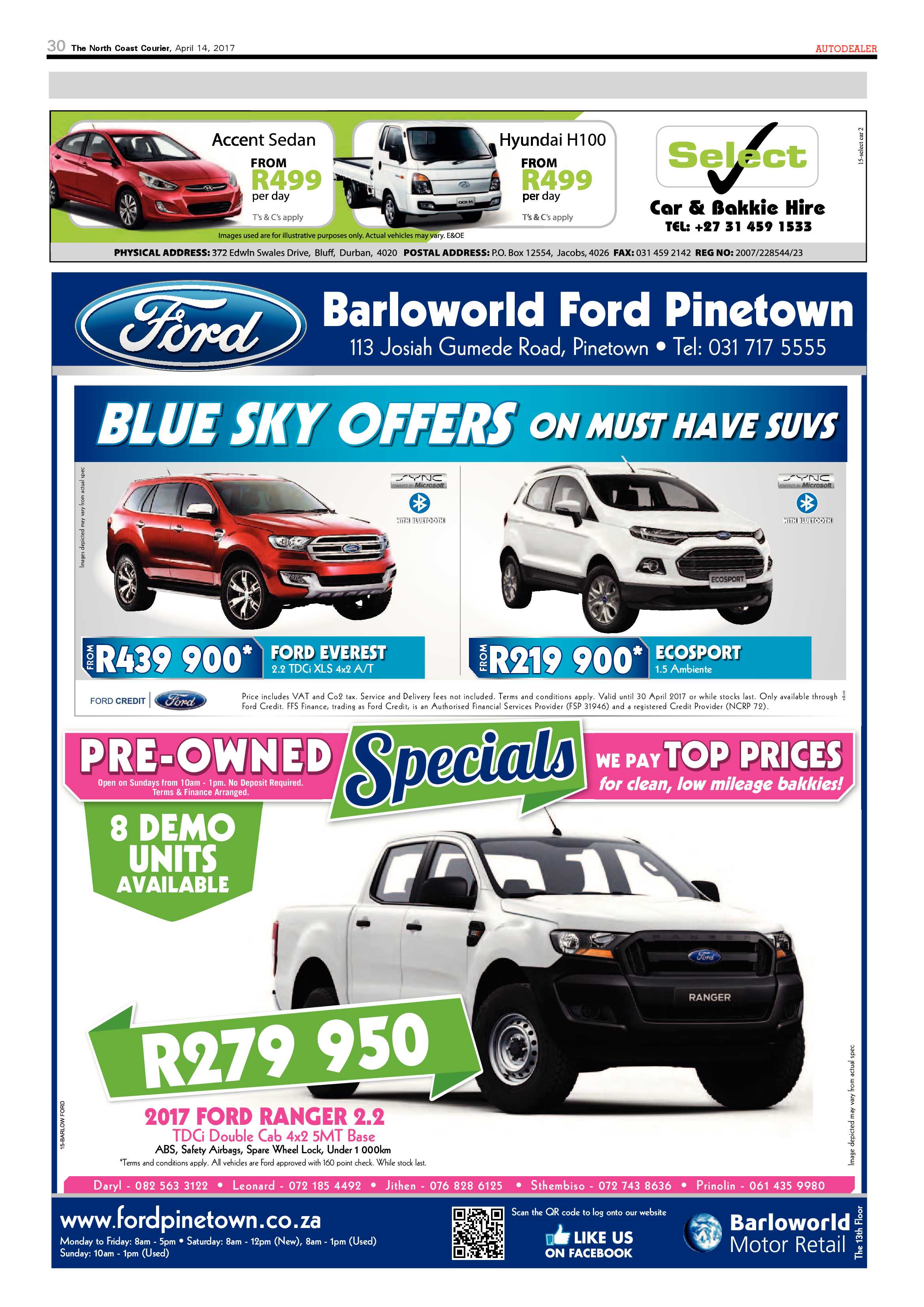 The North Coast Courier – 14 April 2017 page 30