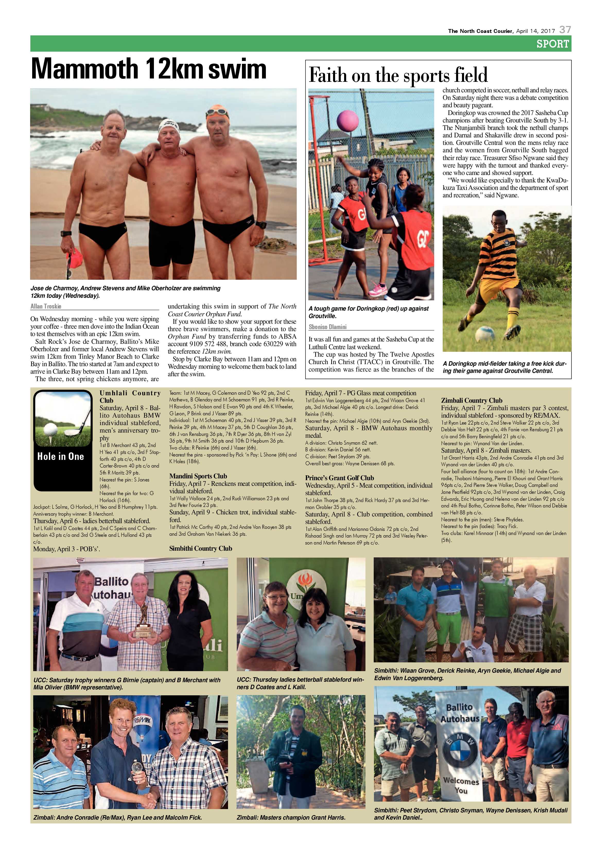 The North Coast Courier – 14 April 2017 page 37
