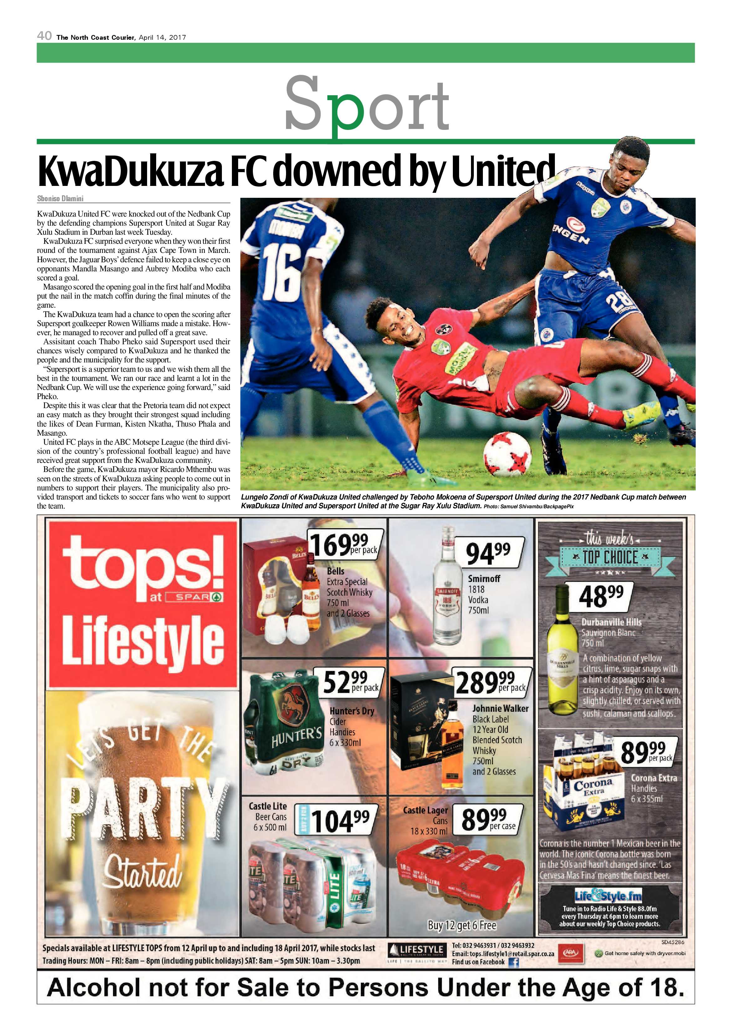The North Coast Courier – 14 April 2017 page 40