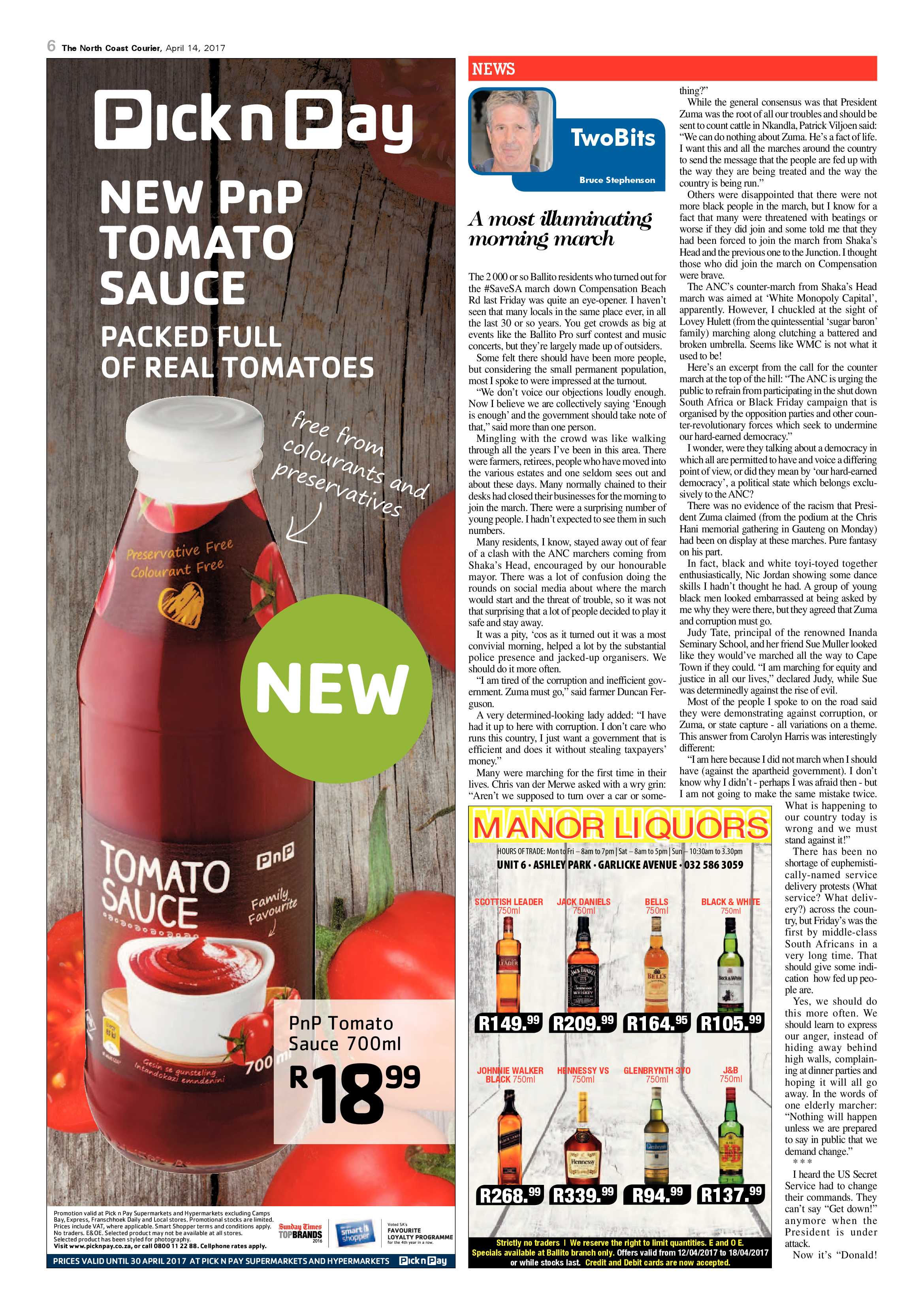 The North Coast Courier – 14 April 2017 page 6