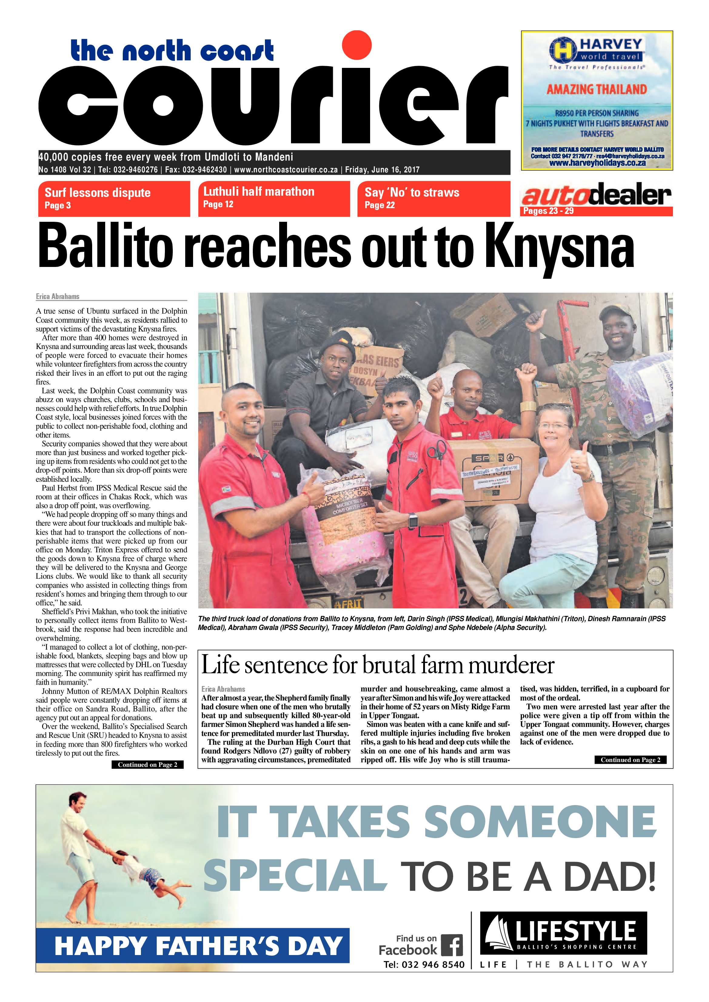 The North Coast Courier – 16 June 2017 page 1