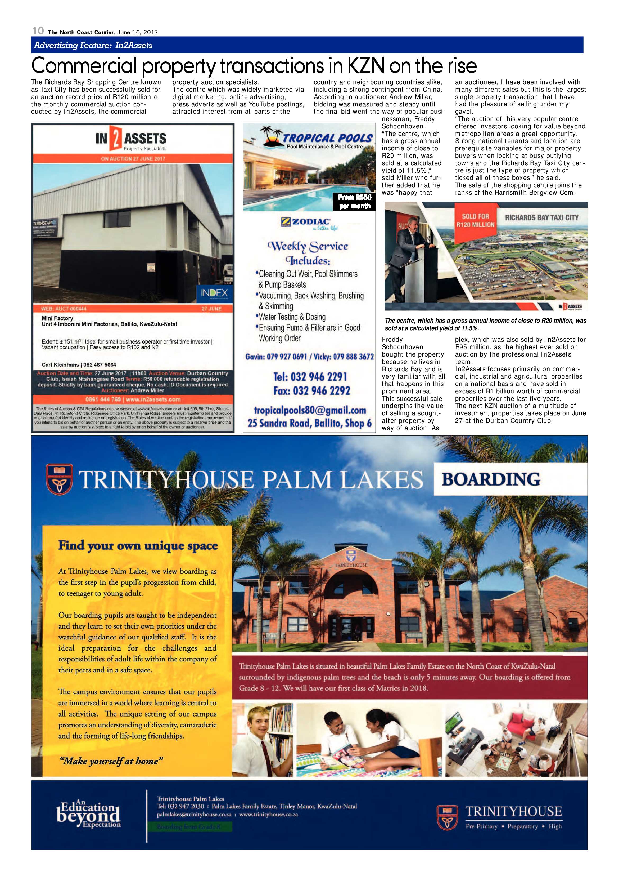 The North Coast Courier – 16 June 2017 page 10