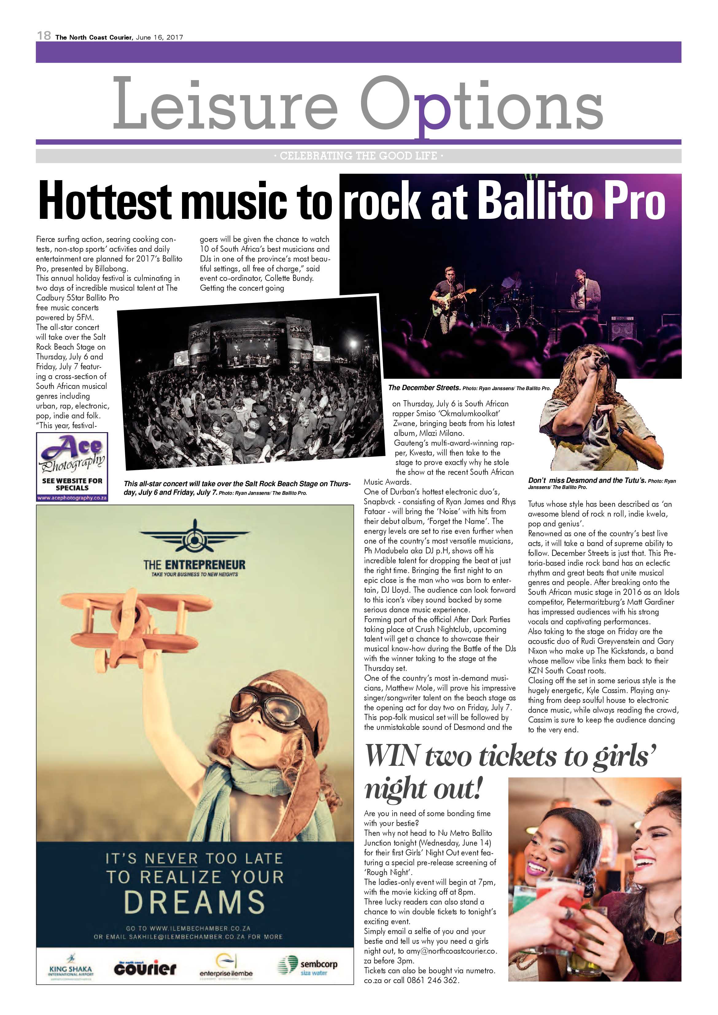 The North Coast Courier – 16 June 2017 page 18