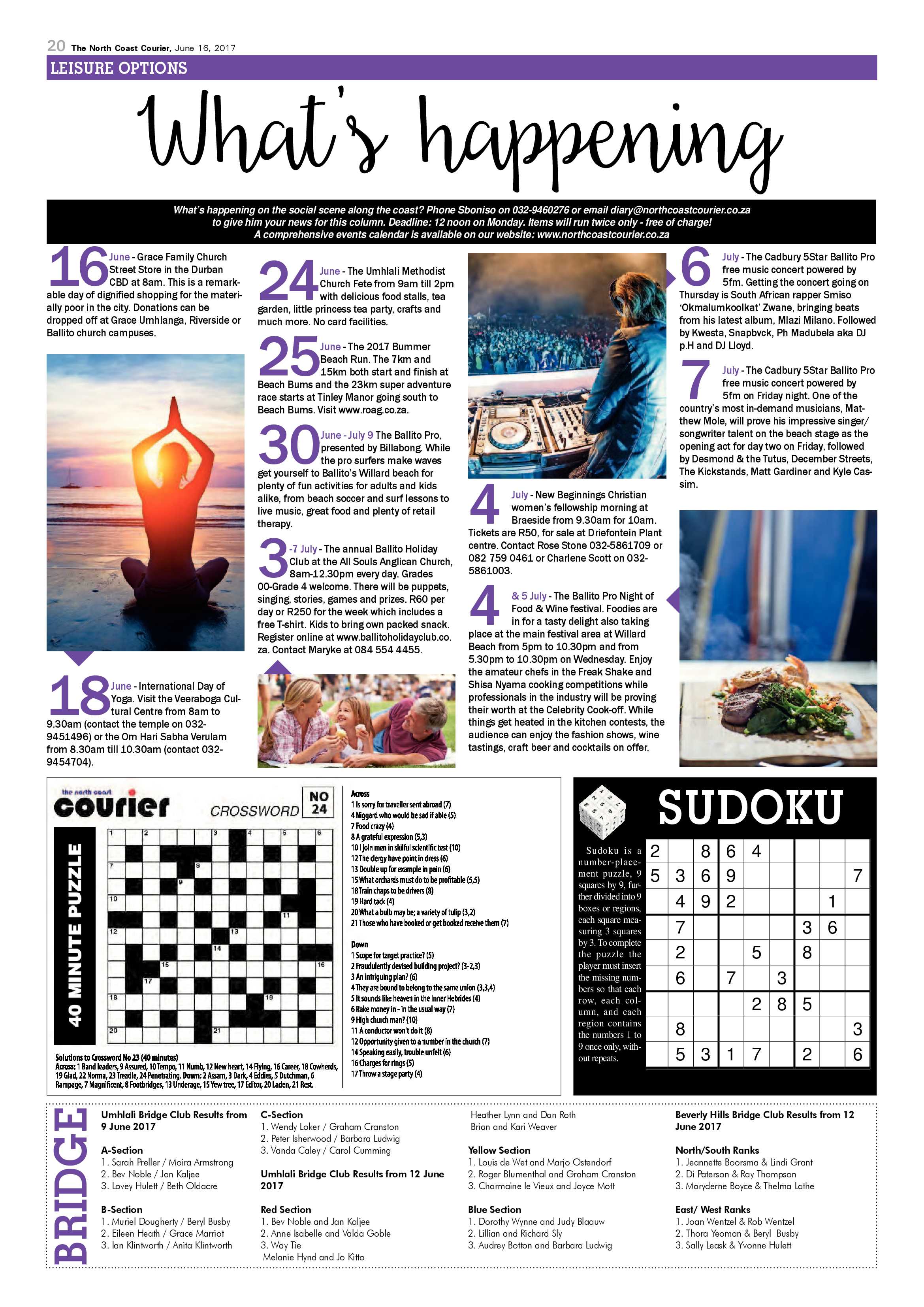 The North Coast Courier – 16 June 2017 page 20