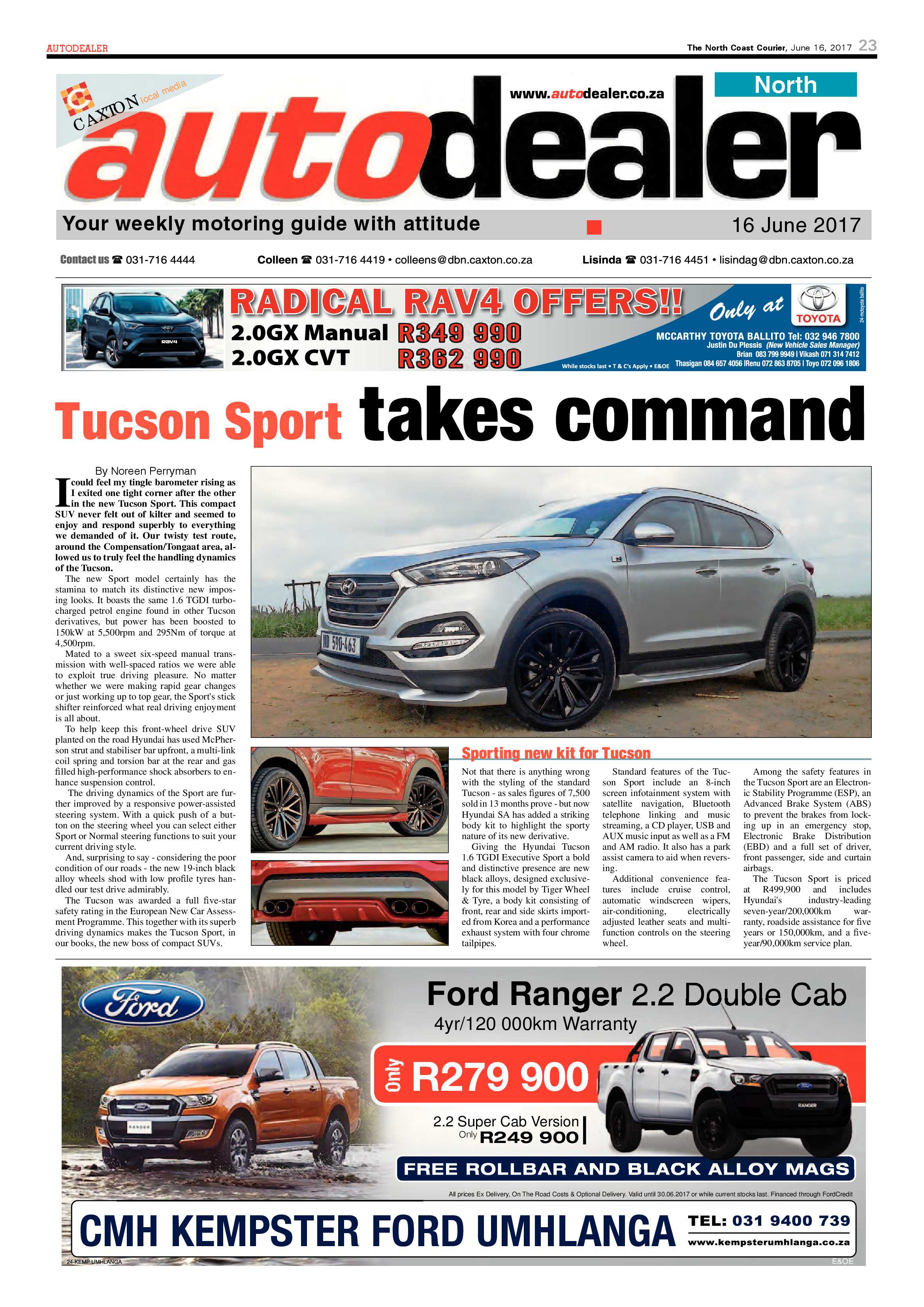 The North Coast Courier – 16 June 2017 page 23