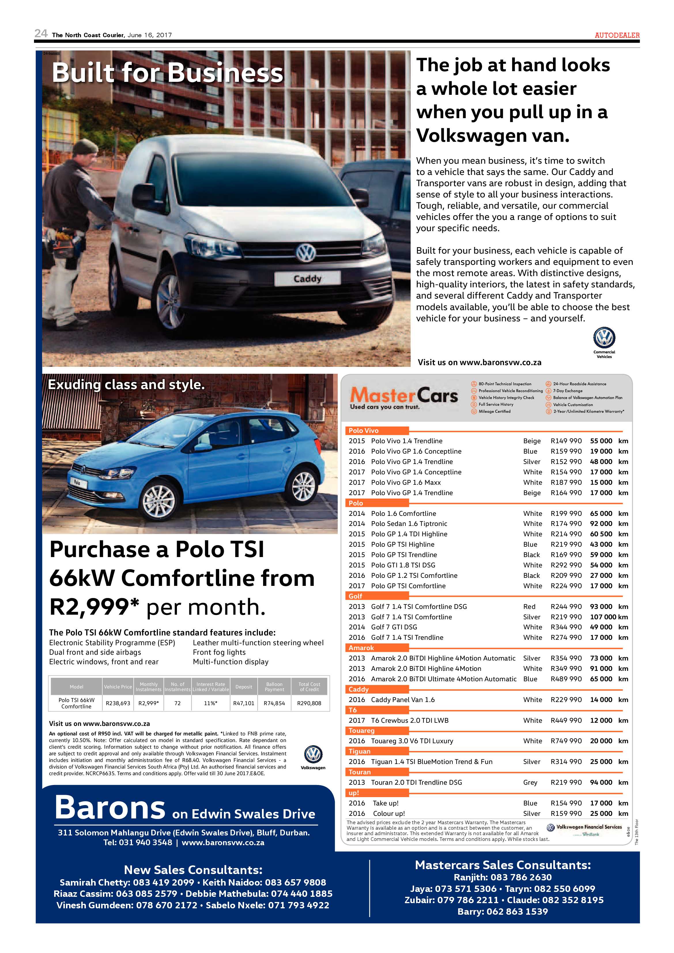 The North Coast Courier – 16 June 2017 page 24