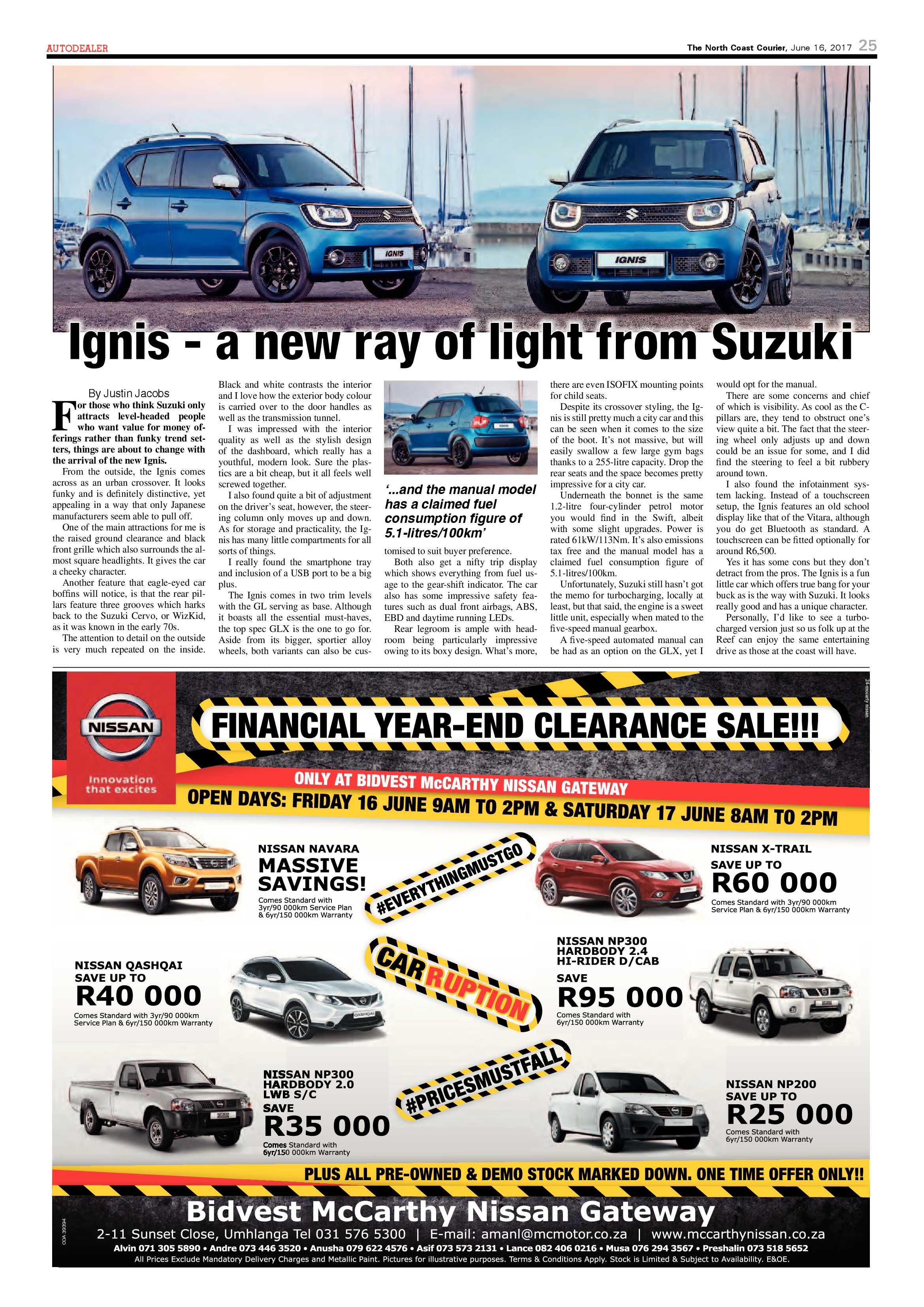 The North Coast Courier – 16 June 2017 page 25