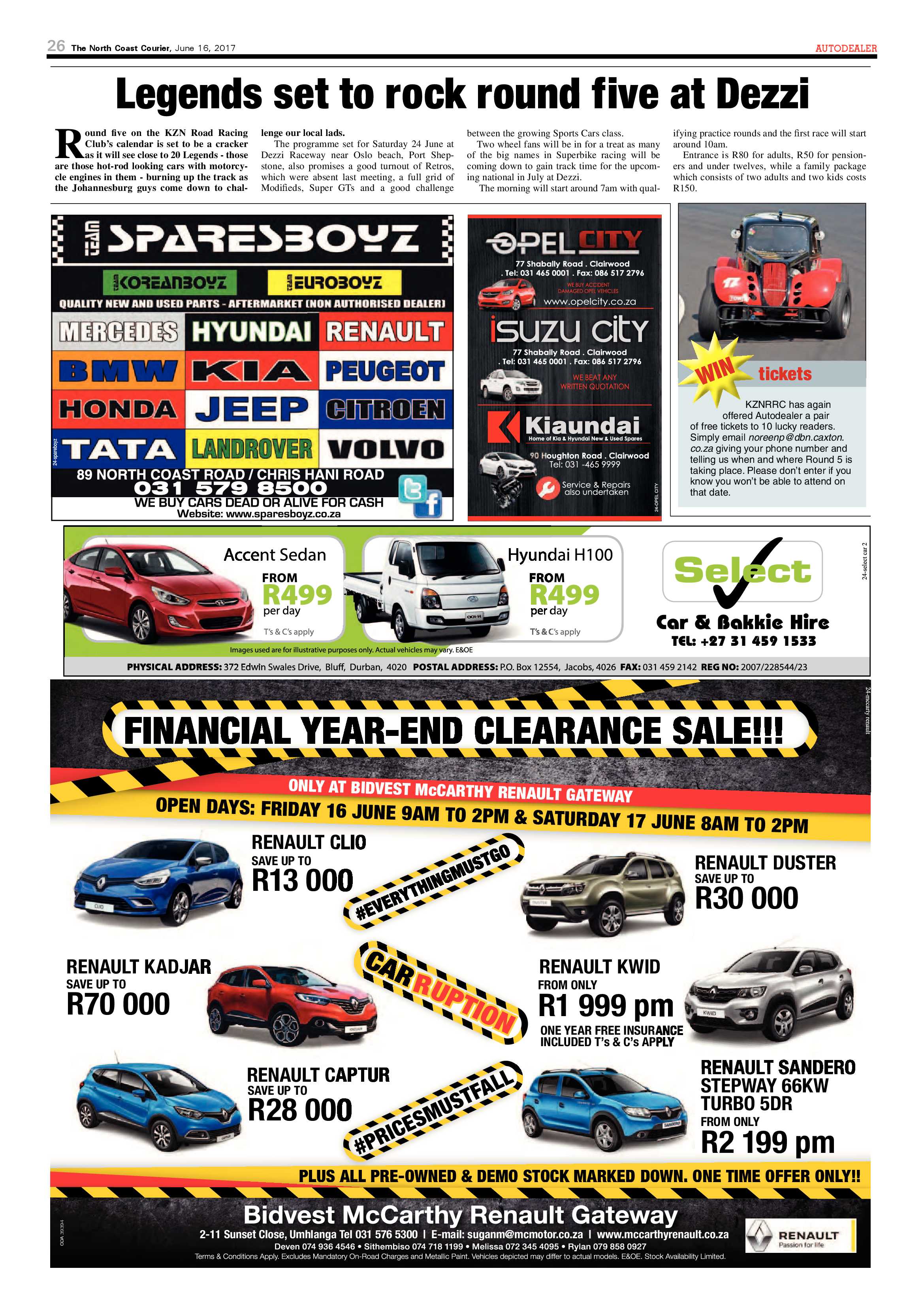 The North Coast Courier – 16 June 2017 page 26