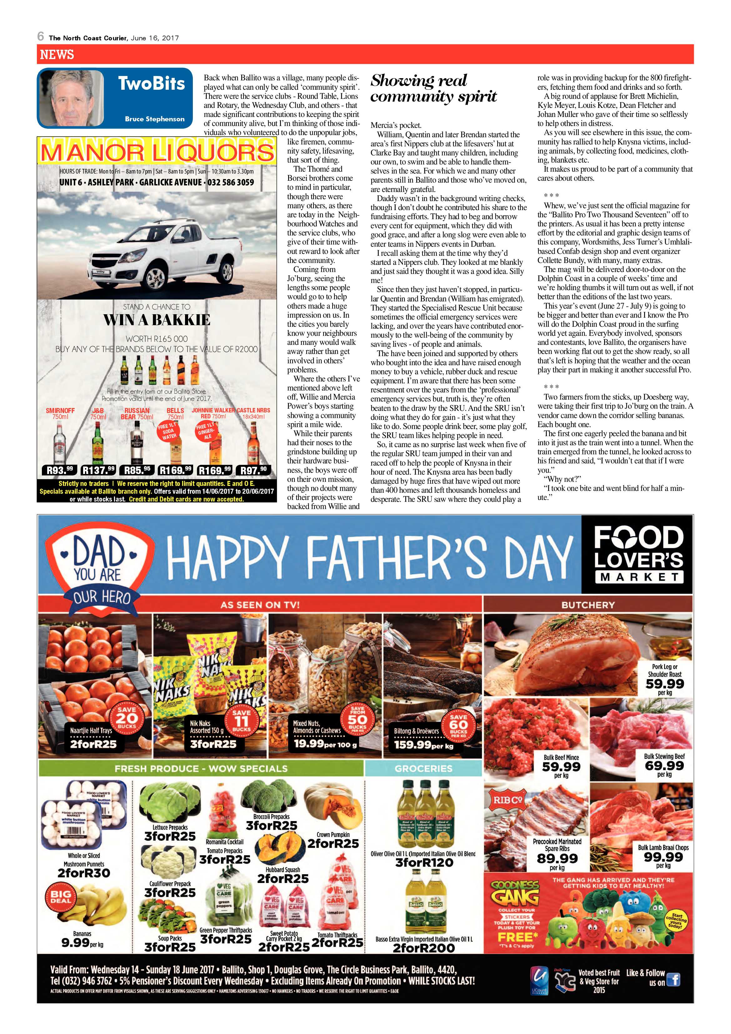 The North Coast Courier – 16 June 2017 page 6