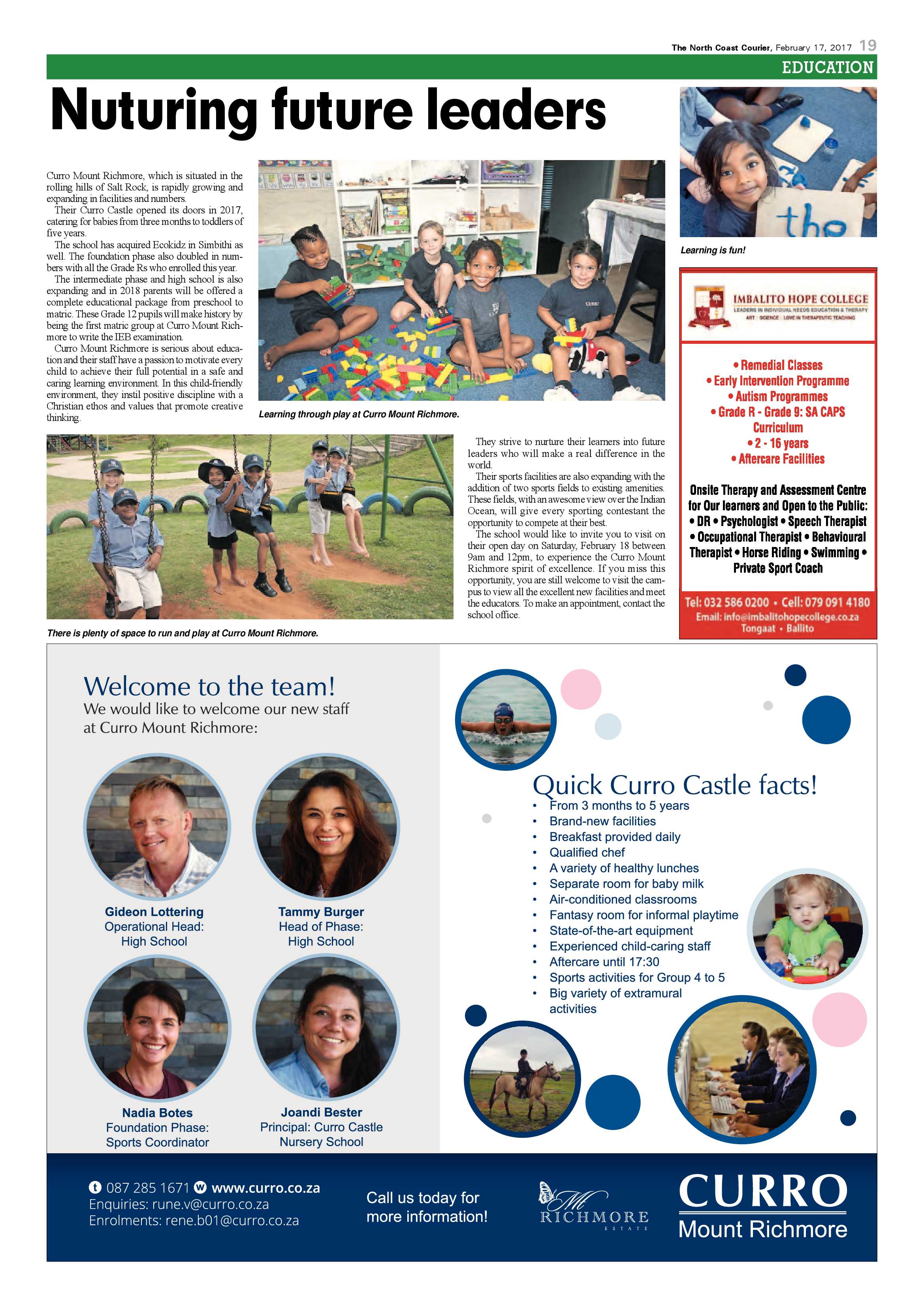 The North Coast Courier – 17 February 2017 page 19