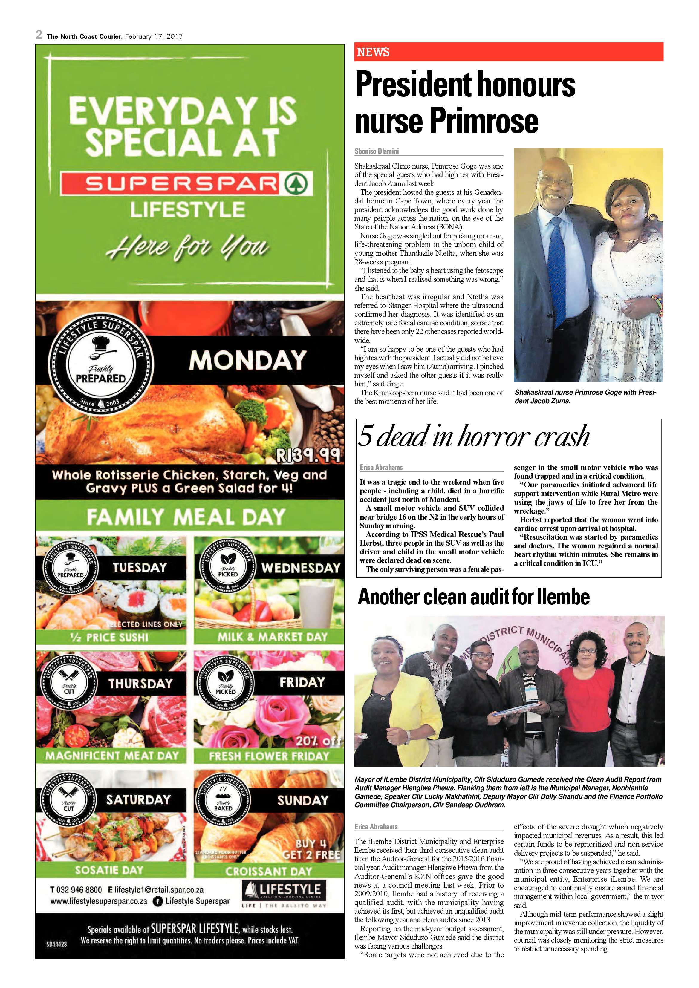 The North Coast Courier – 17 February 2017 page 2