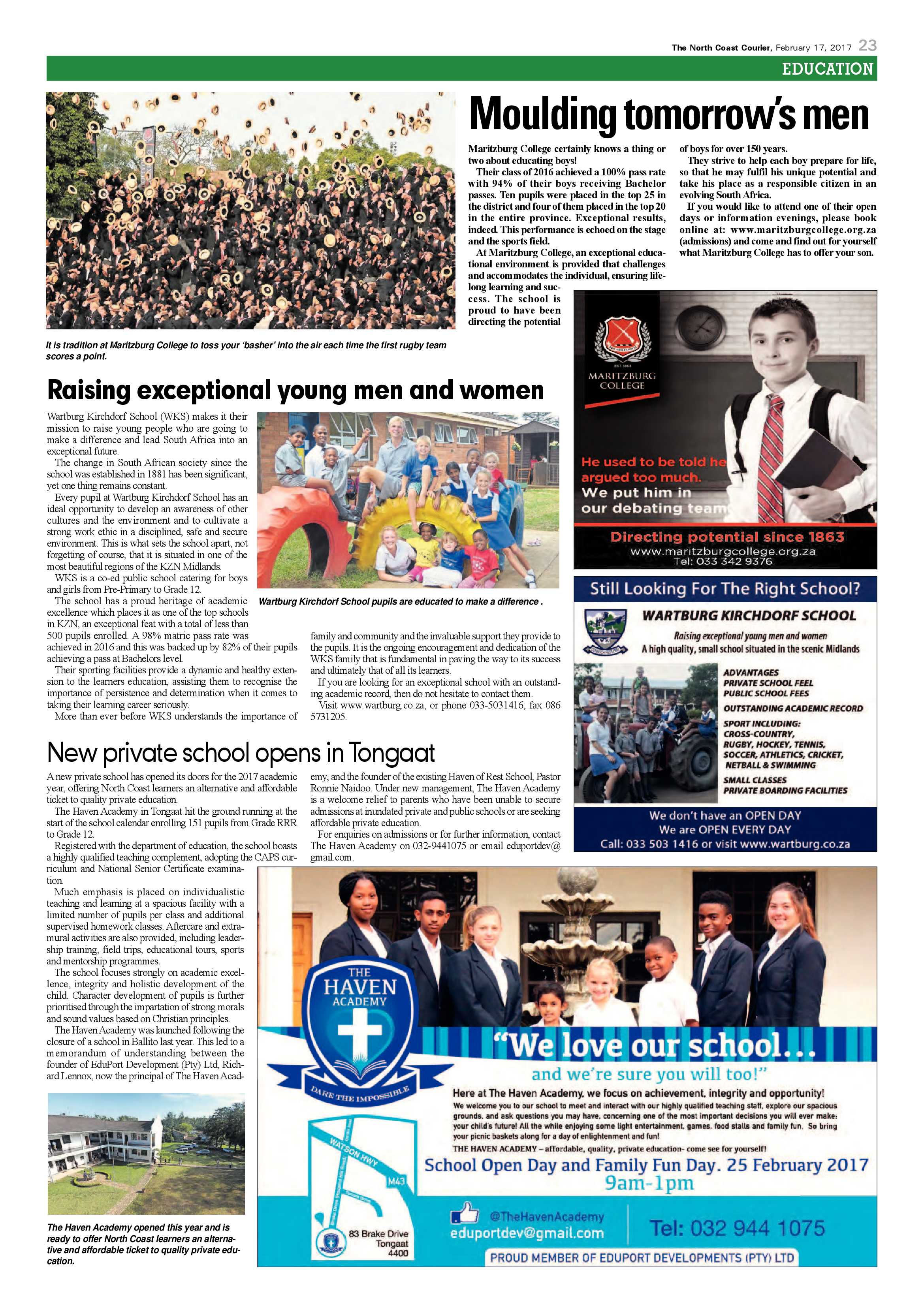 The North Coast Courier – 17 February 2017 page 23