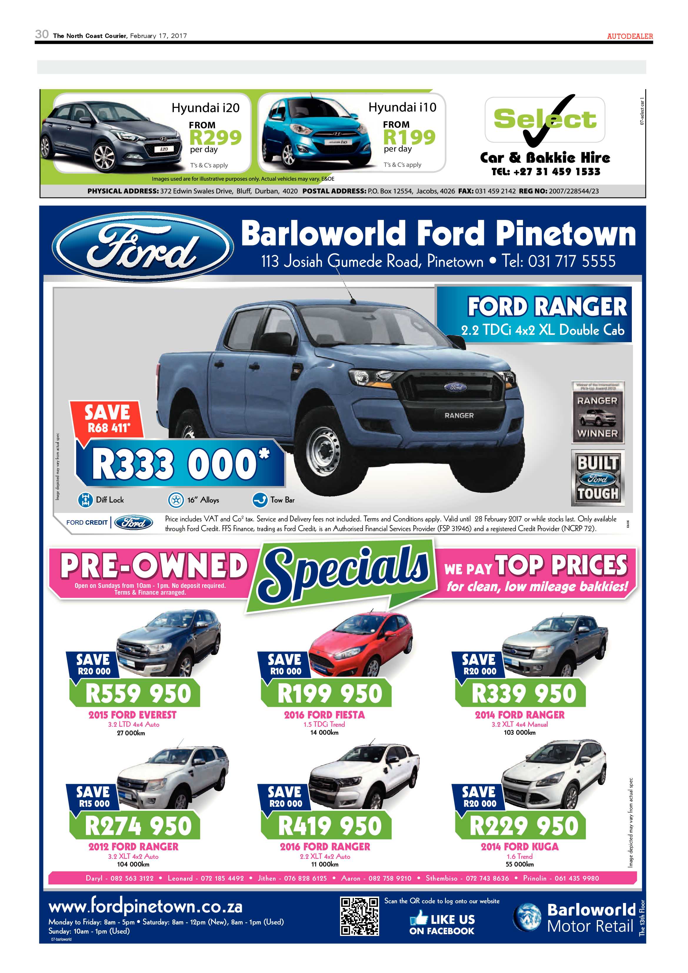The North Coast Courier – 17 February 2017 page 30