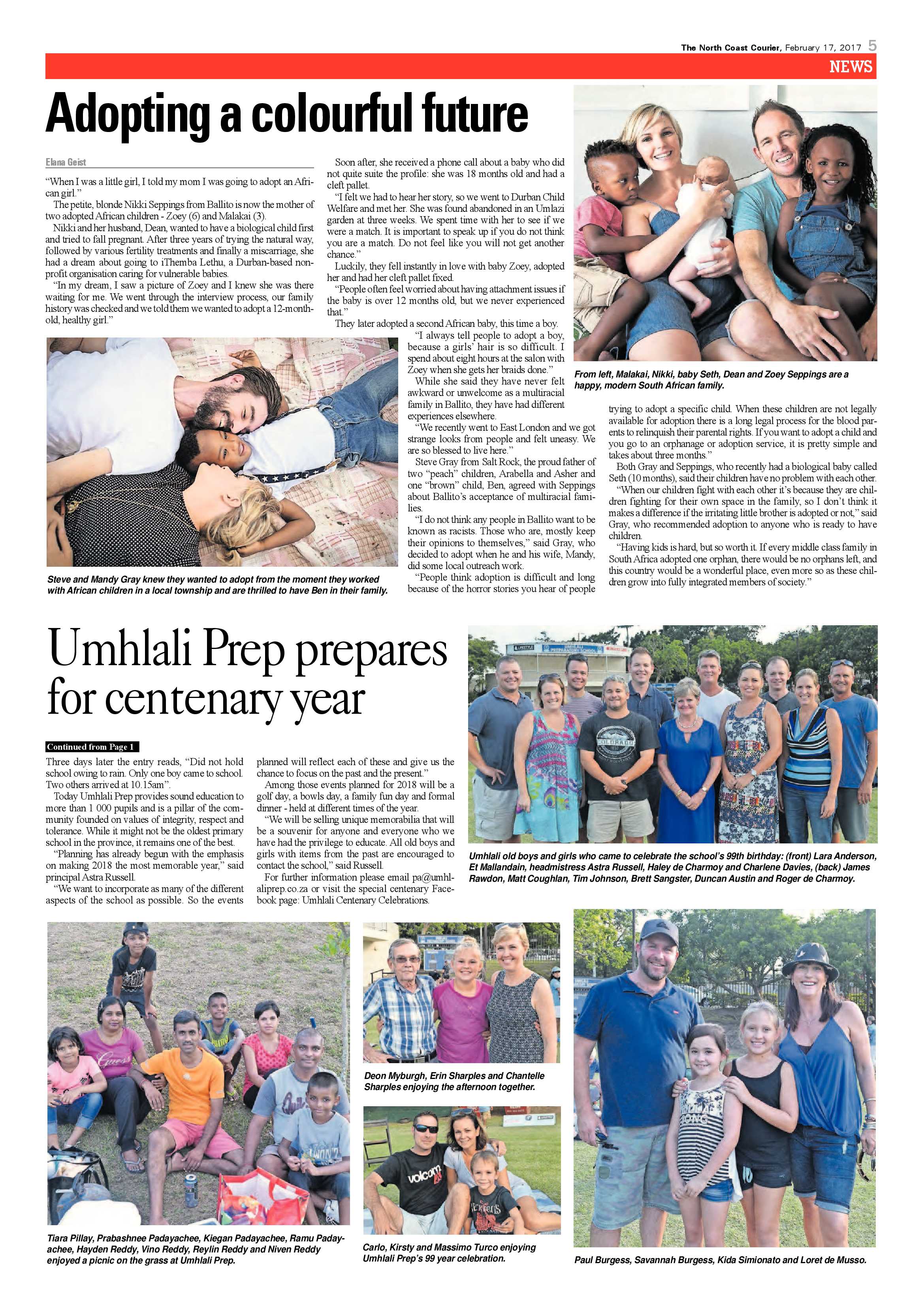 The North Coast Courier – 17 February 2017 page 5