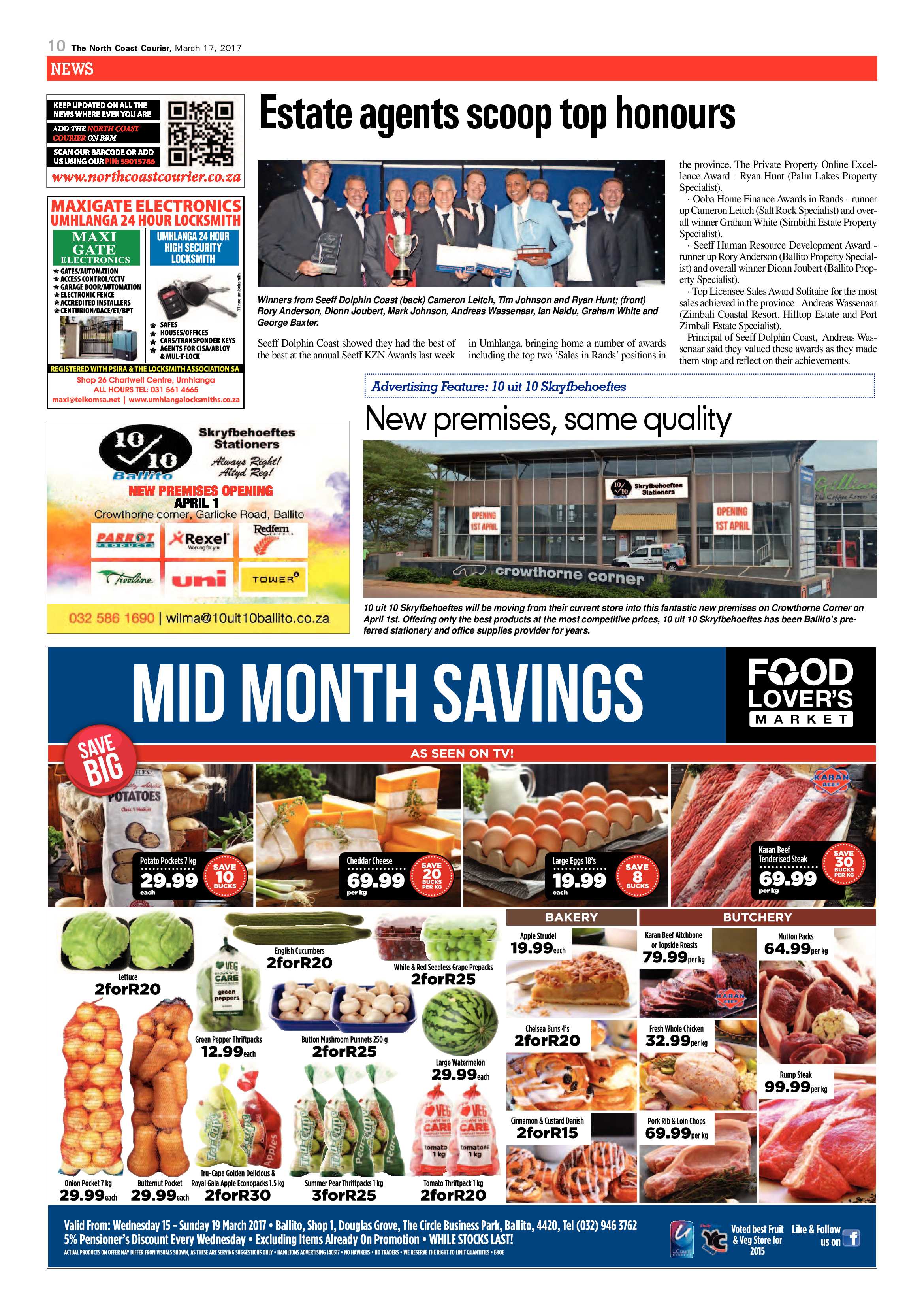 The North Coast Courier – 17 March 2017 page 10