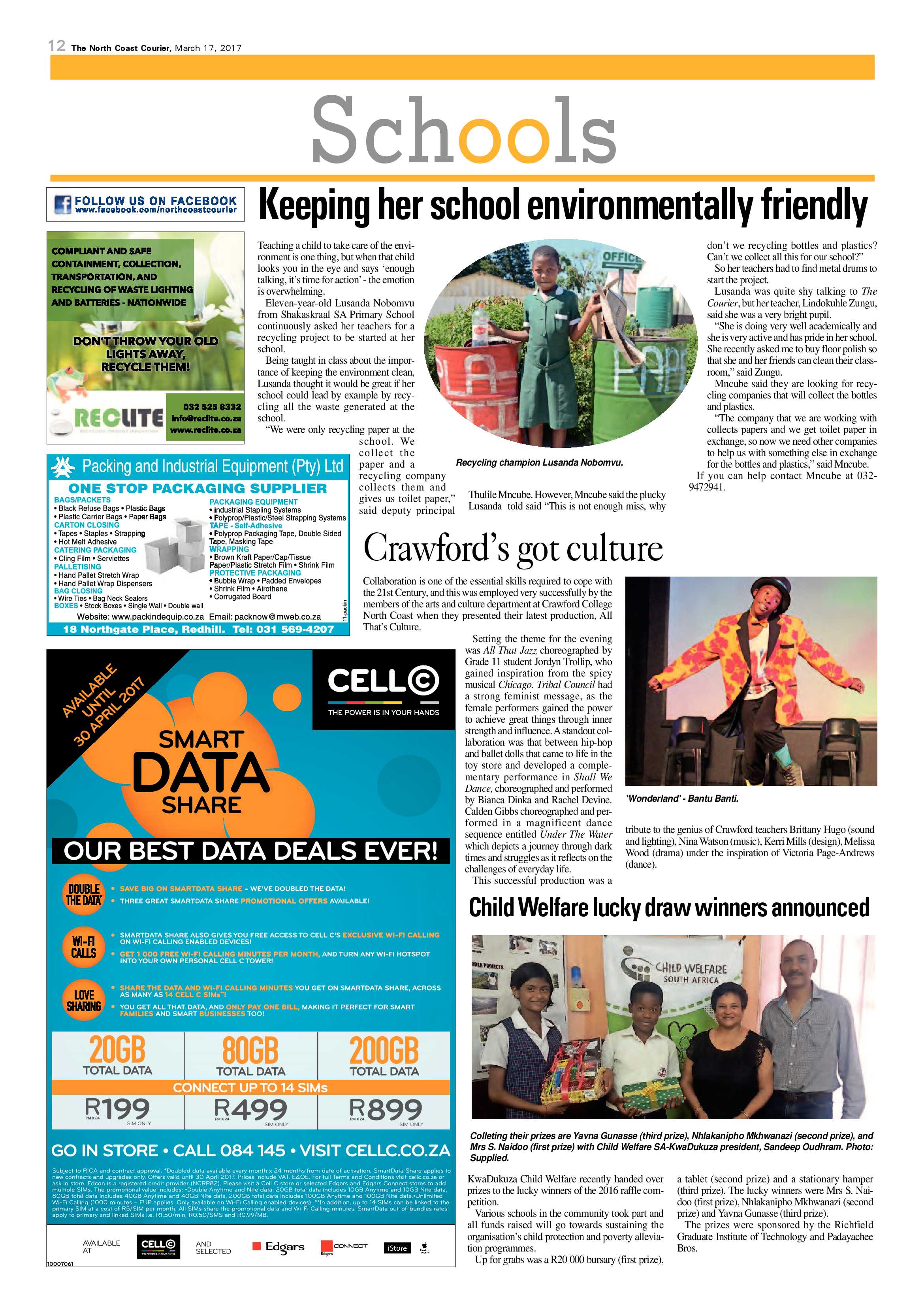 The North Coast Courier – 17 March 2017 page 12