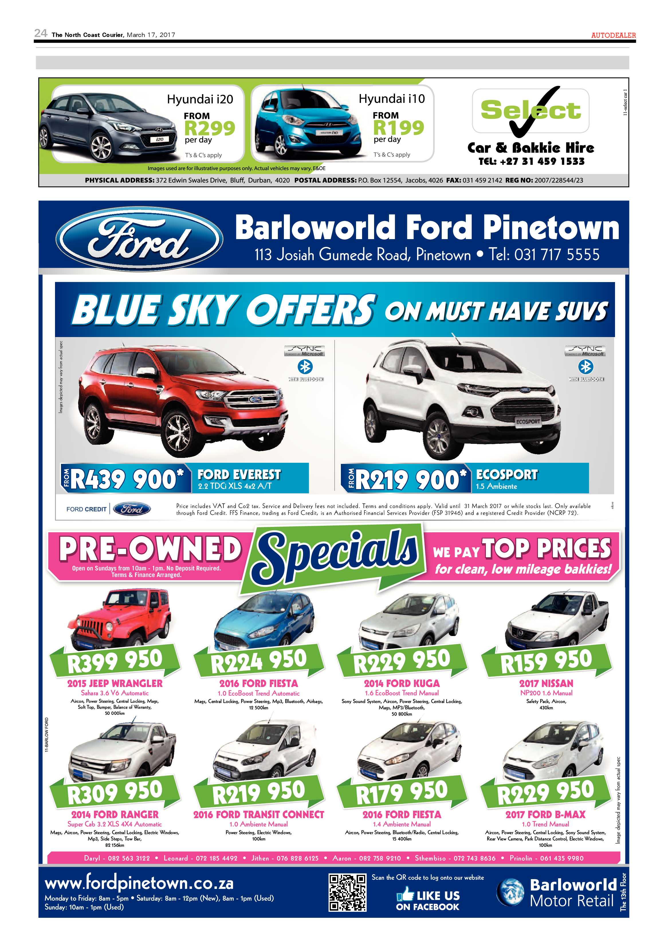 The North Coast Courier – 17 March 2017 page 24