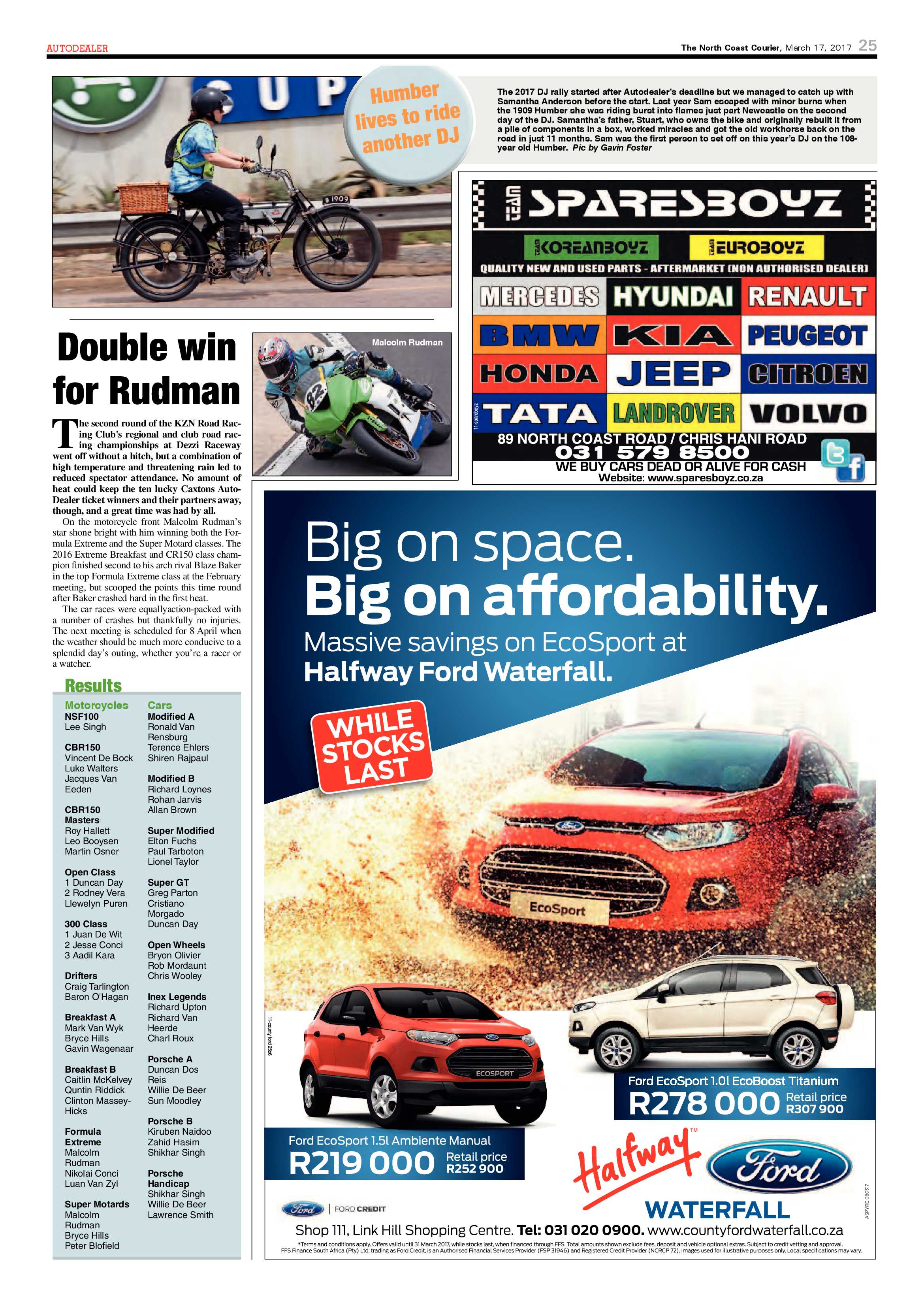 The North Coast Courier – 17 March 2017 page 25