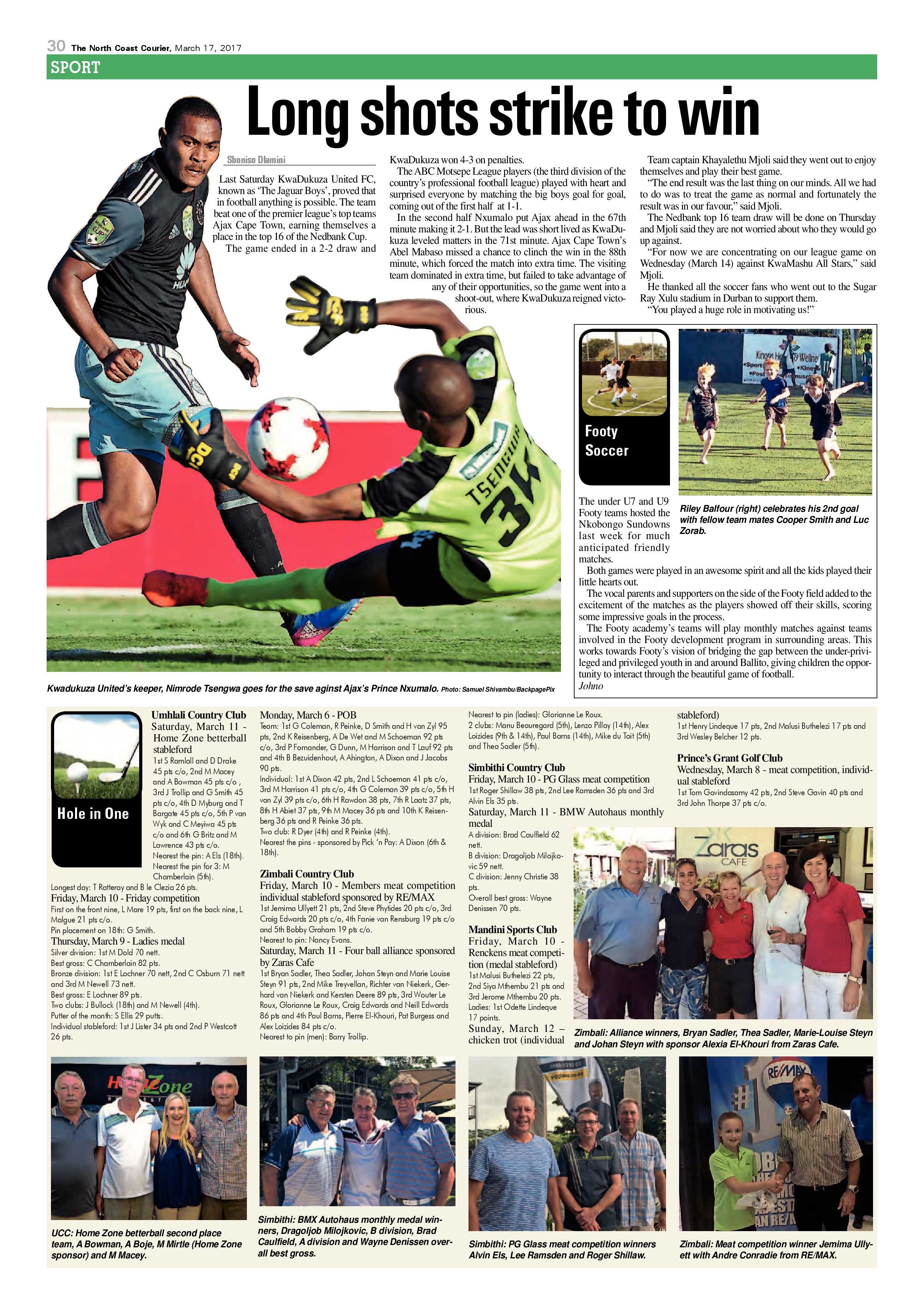 The North Coast Courier – 17 March 2017 page 30