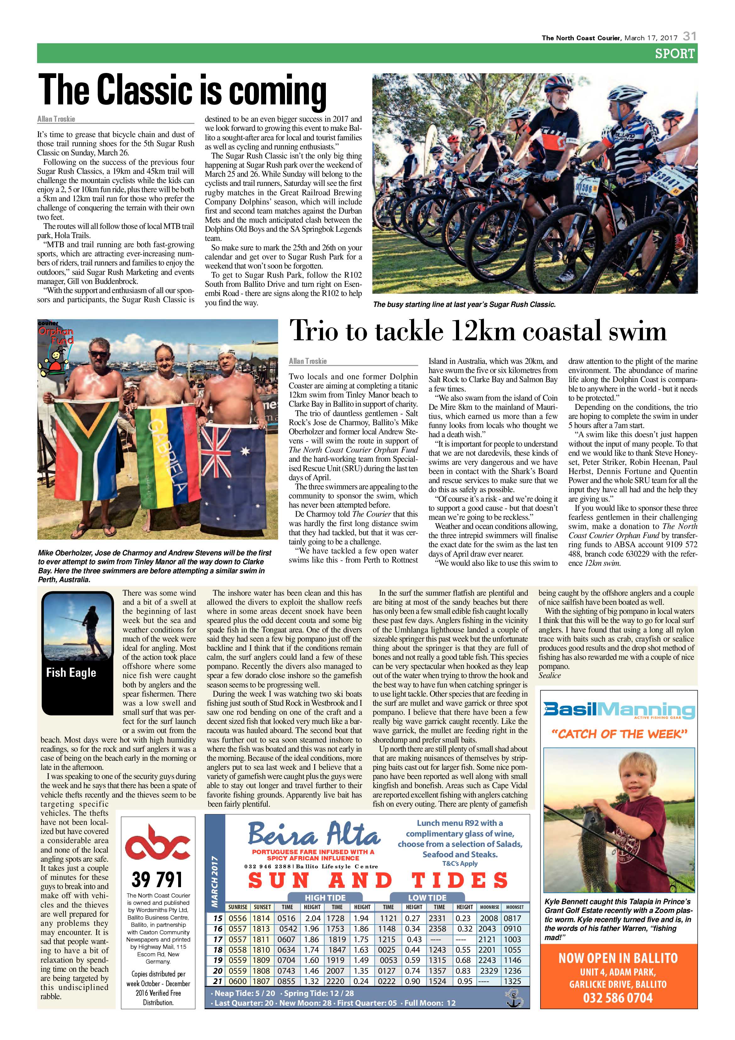 The North Coast Courier – 17 March 2017 page 31