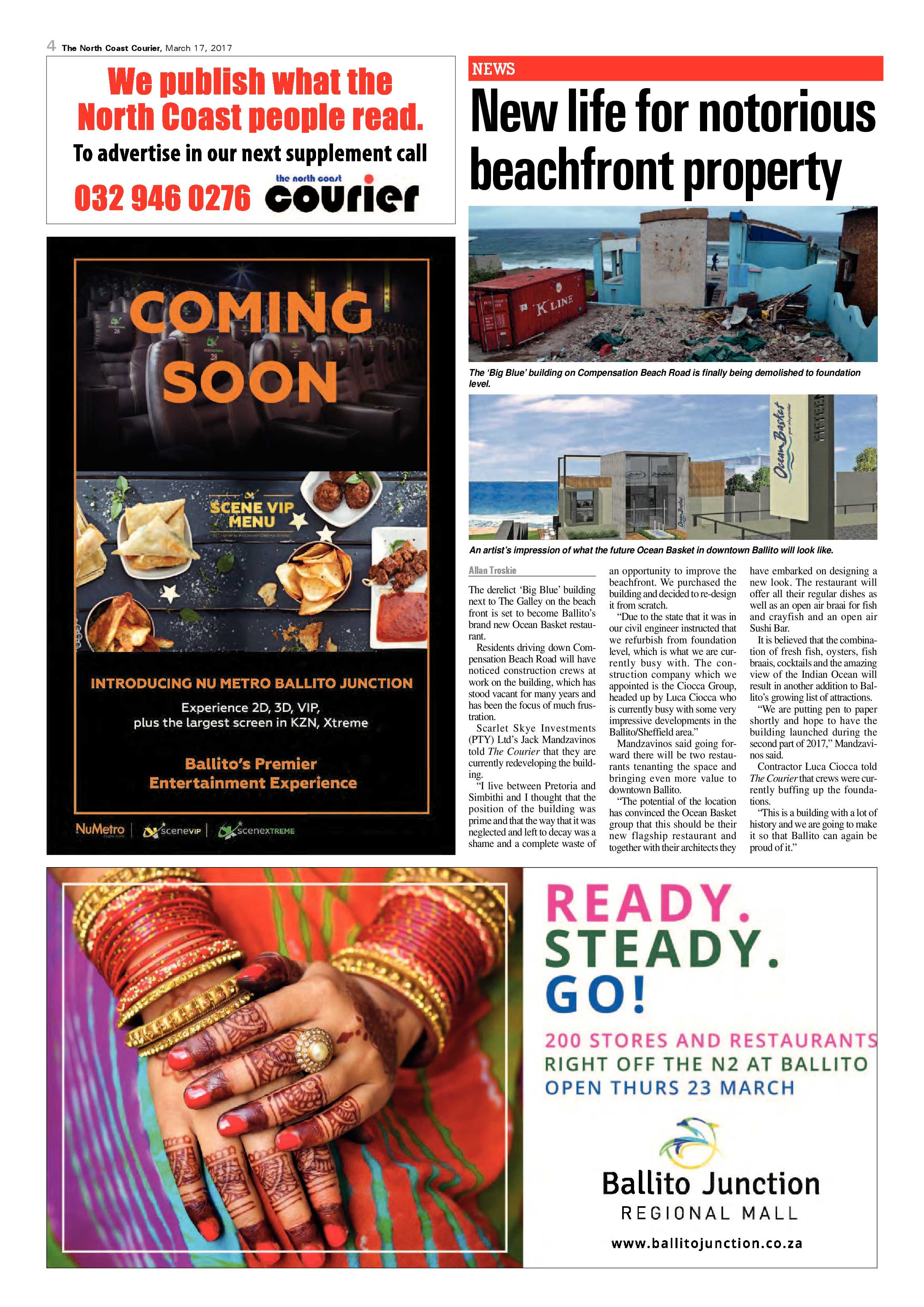 The North Coast Courier – 17 March 2017 page 4