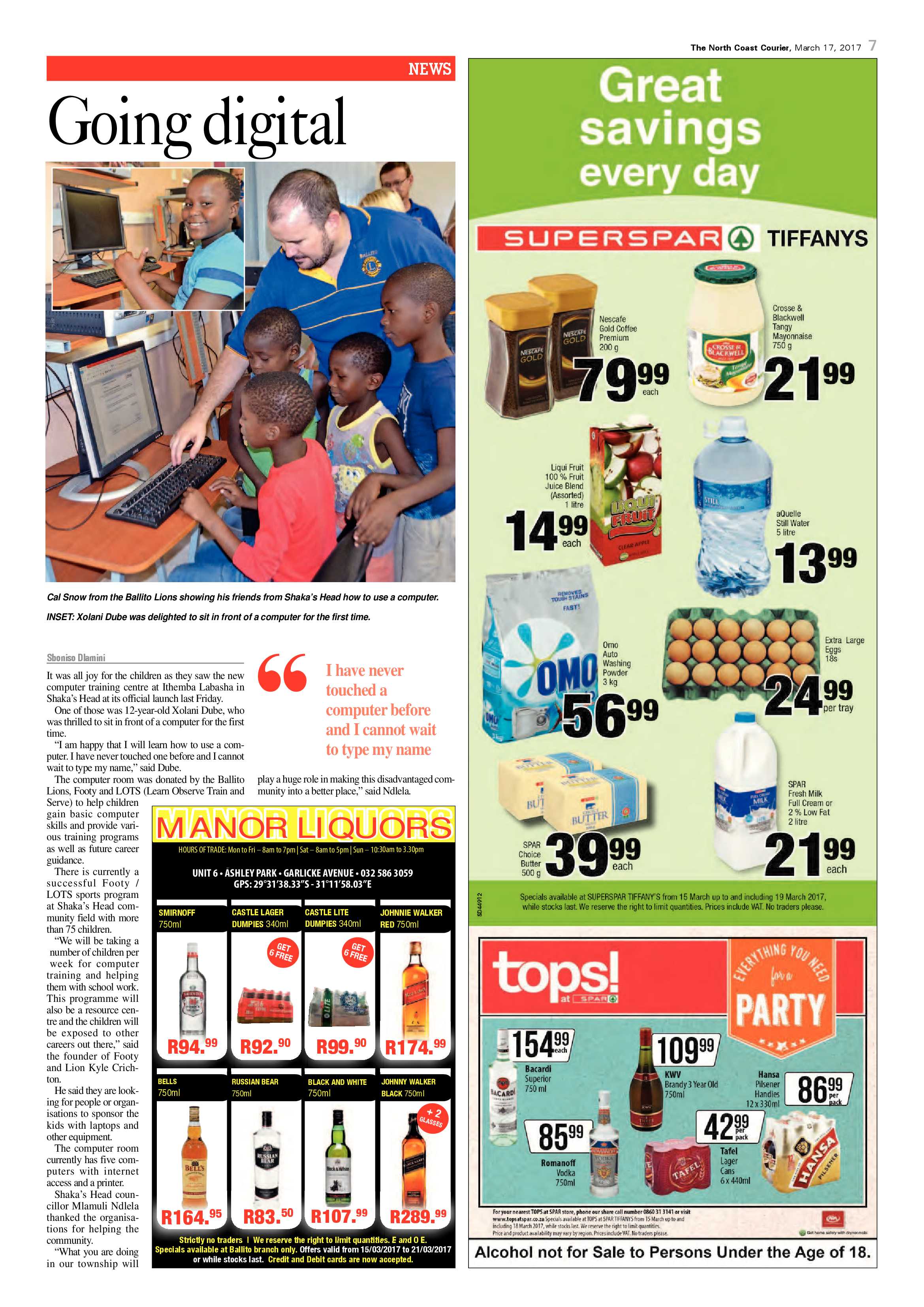 The North Coast Courier – 17 March 2017 page 7