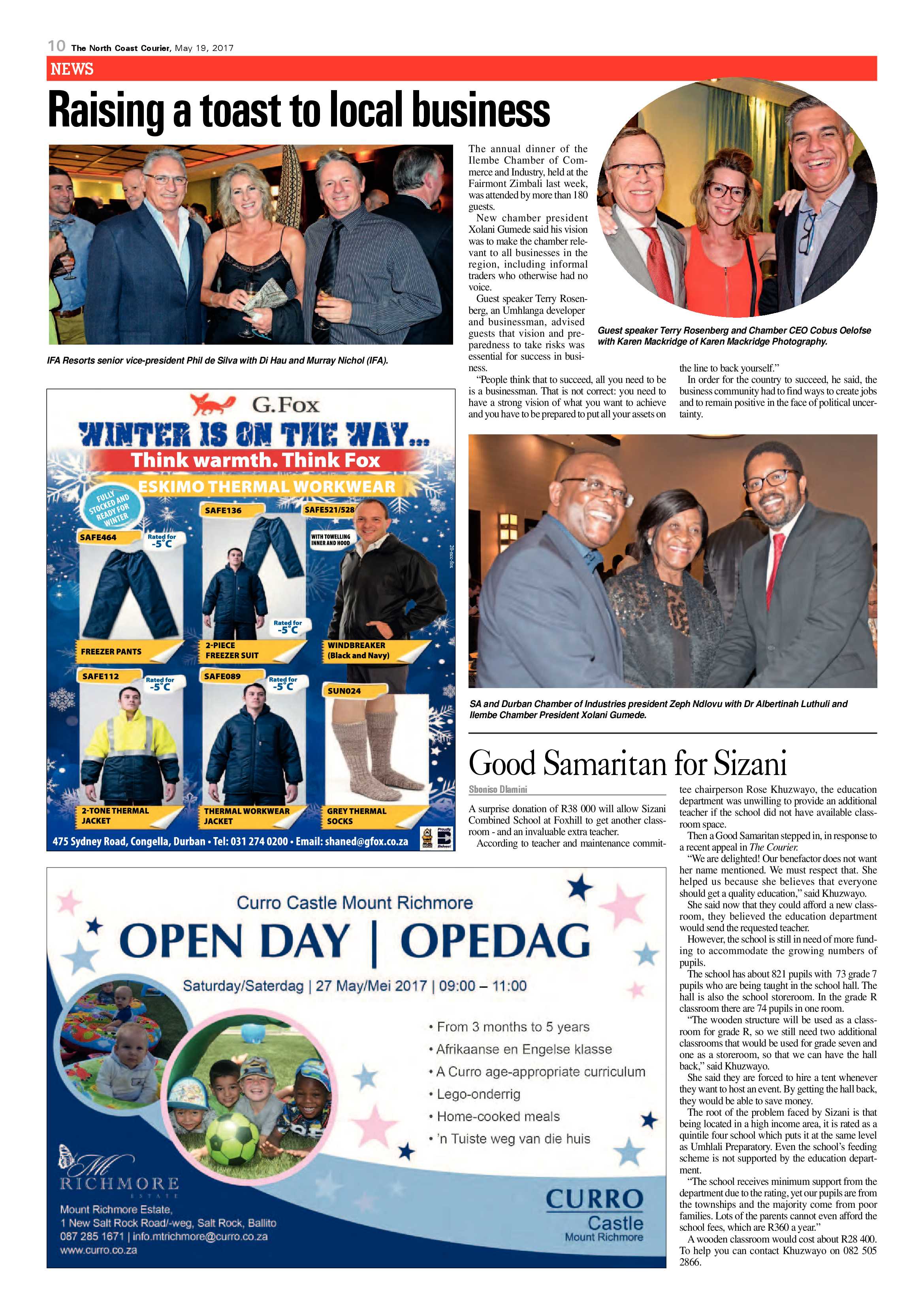 The North Coast Courier – 19 May 2017 page 10