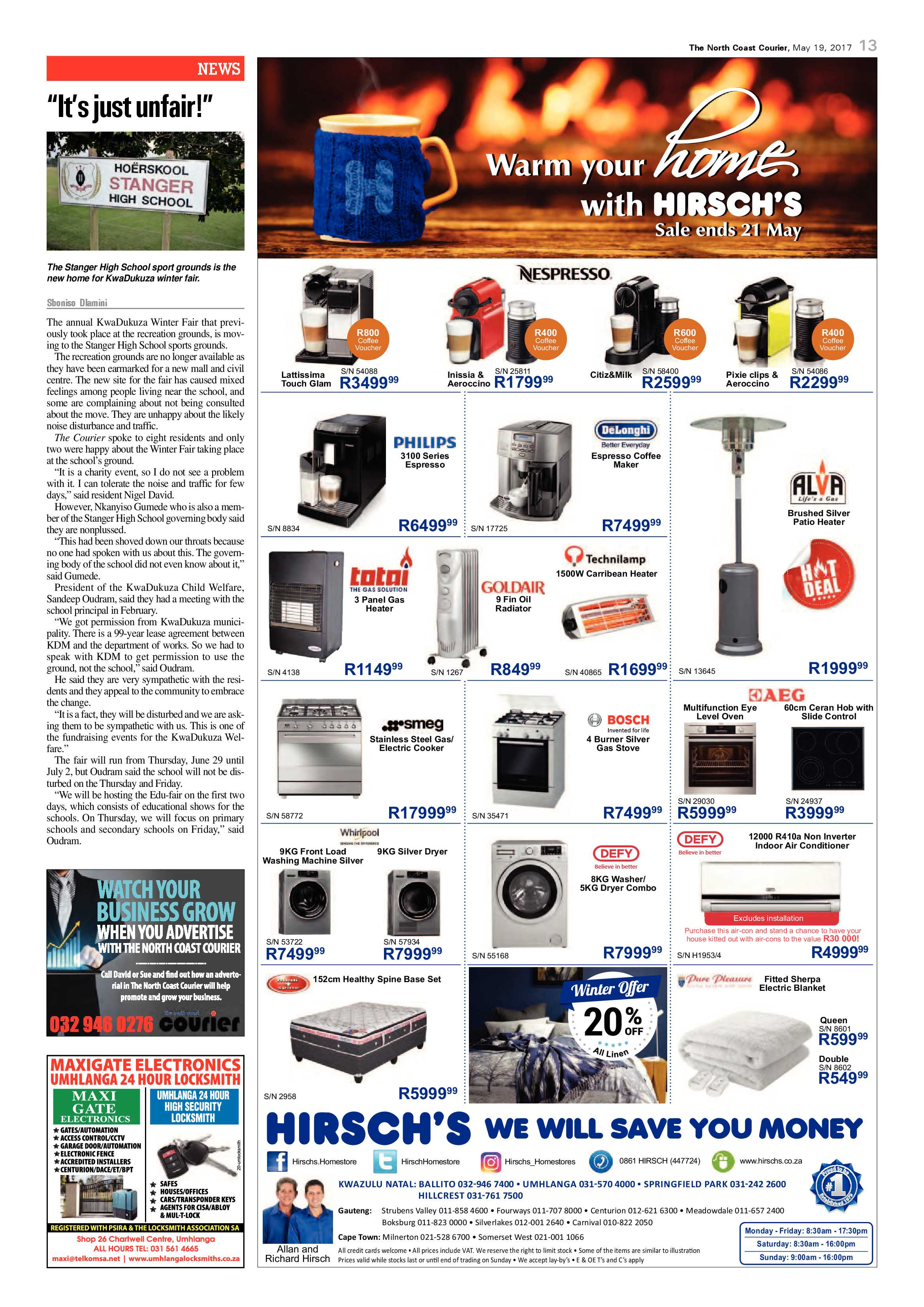 The North Coast Courier – 19 May 2017 page 13