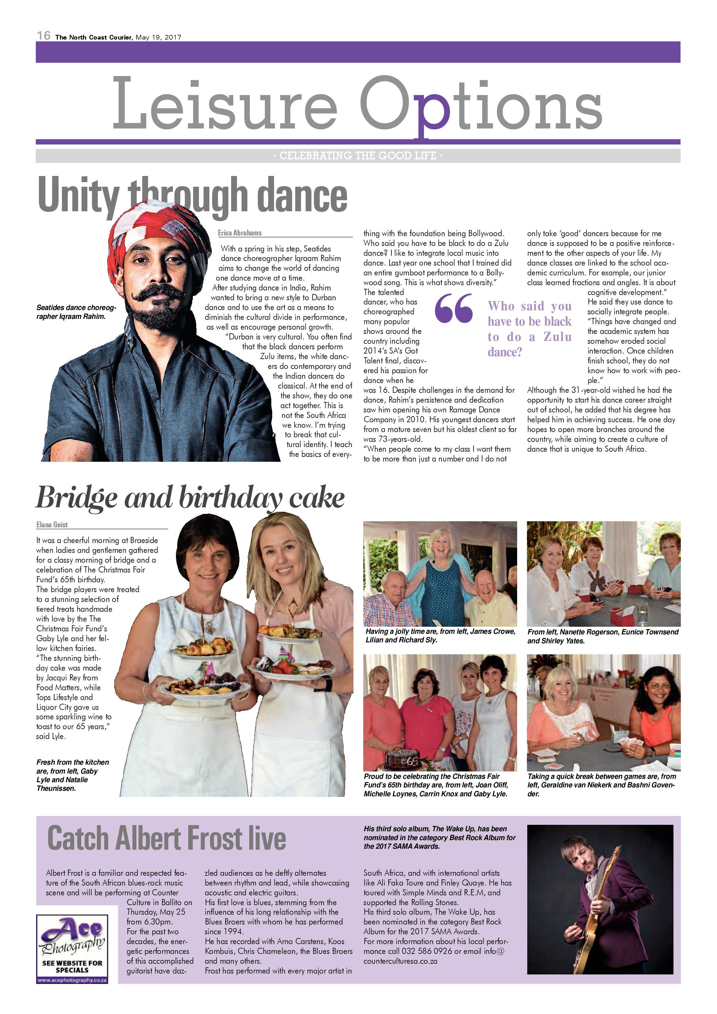 The North Coast Courier – 19 May 2017 page 16