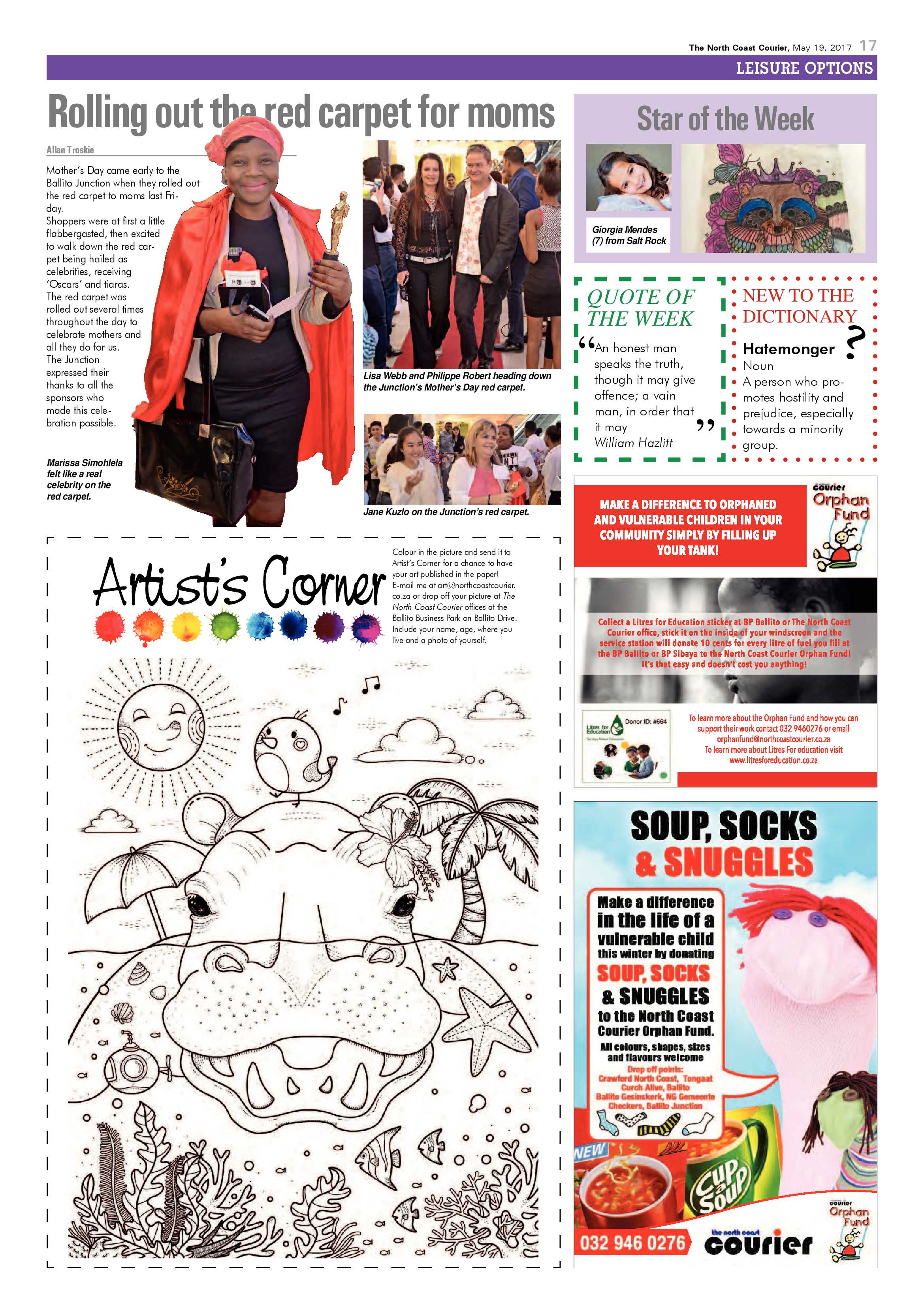 The North Coast Courier – 19 May 2017 page 17