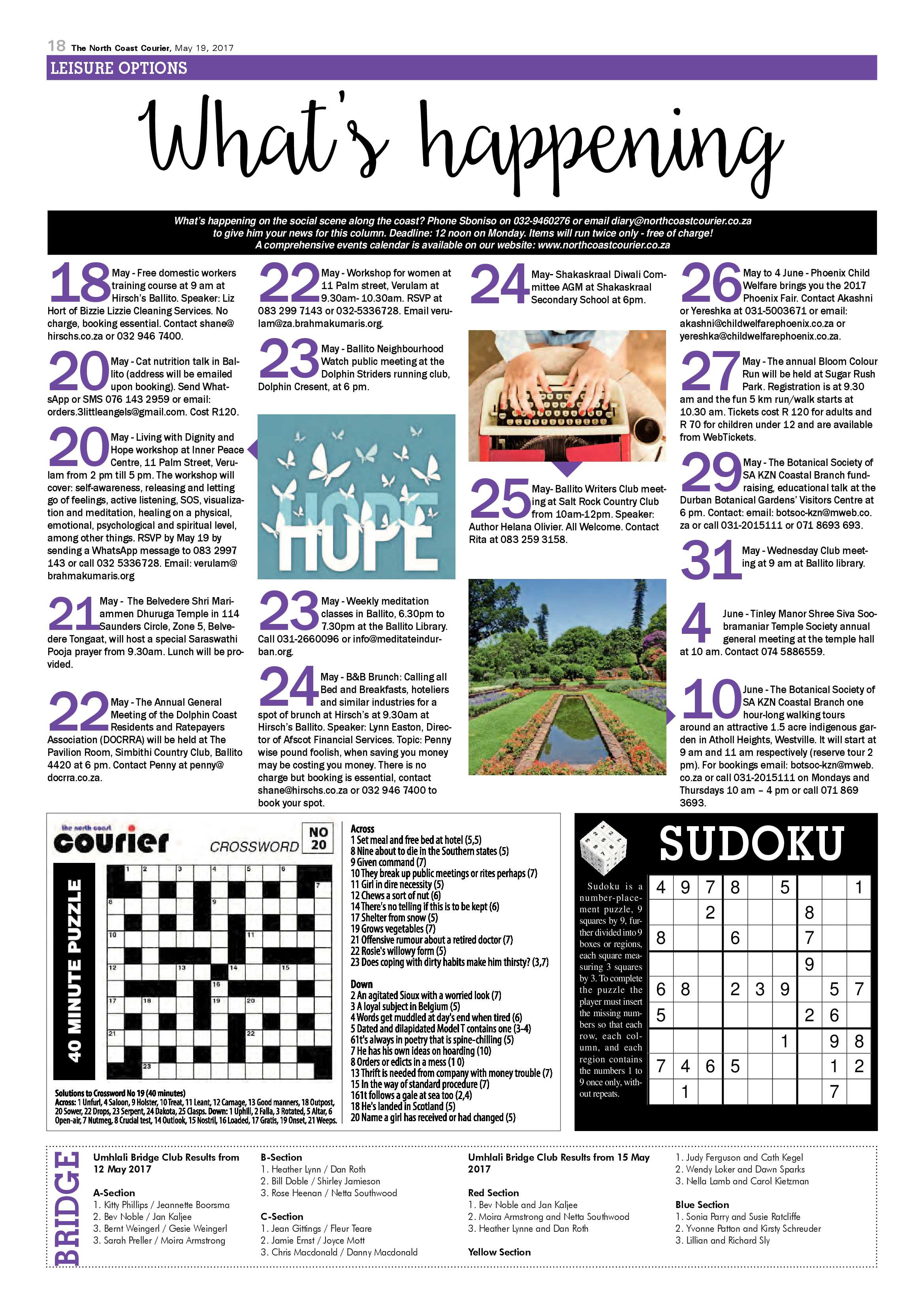 The North Coast Courier – 19 May 2017 page 18