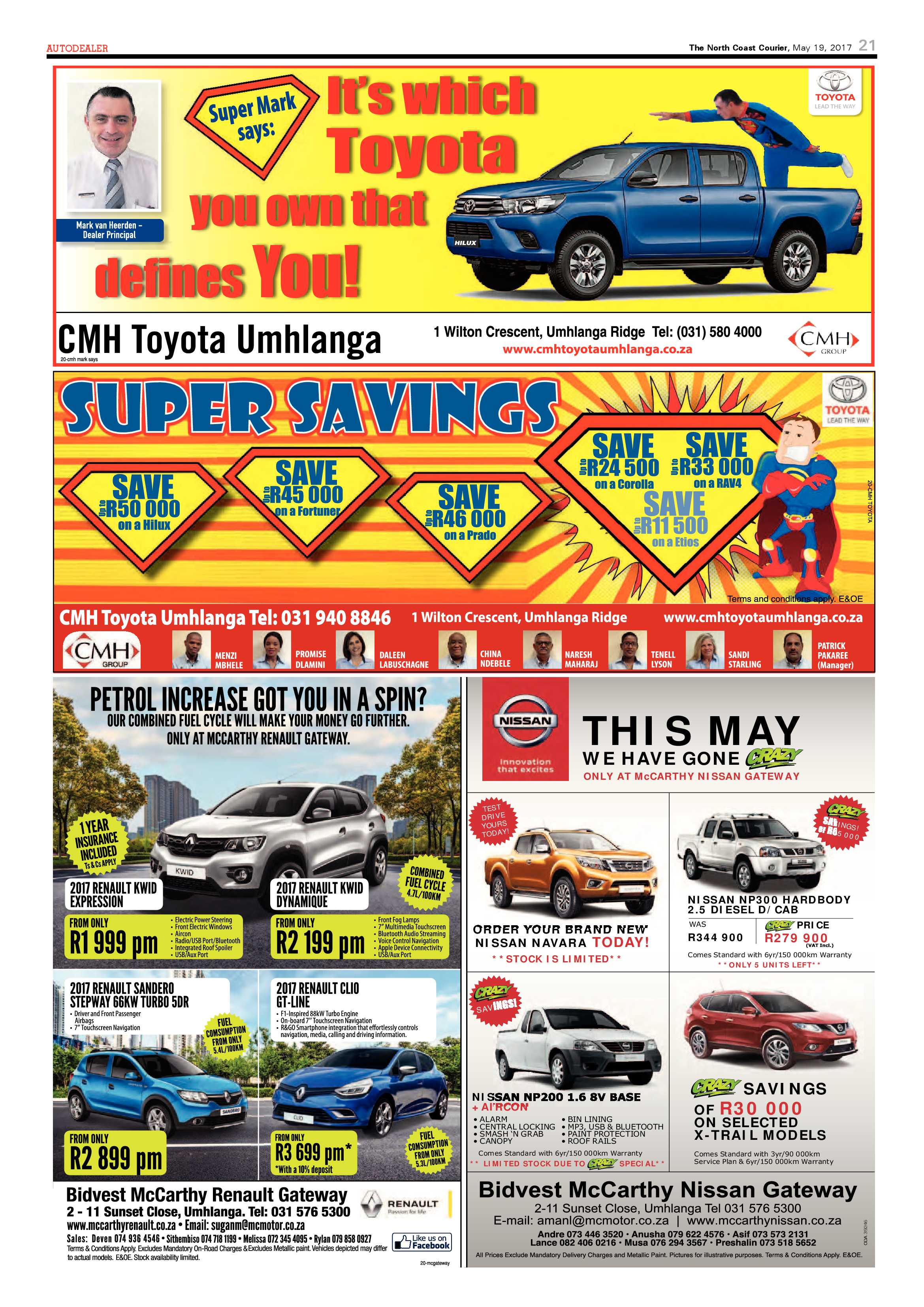 The North Coast Courier – 19 May 2017 page 21