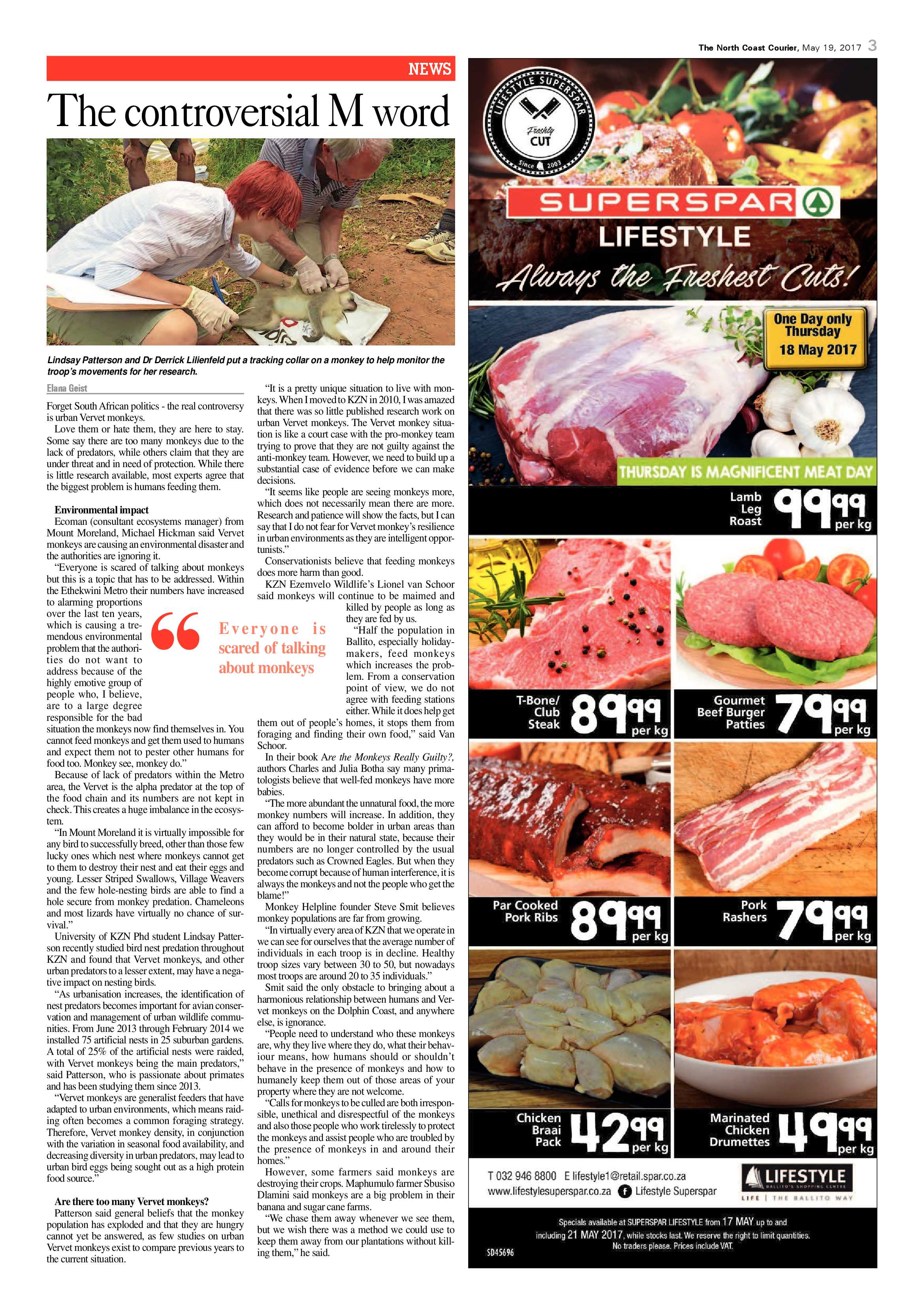 The North Coast Courier – 19 May 2017 page 3